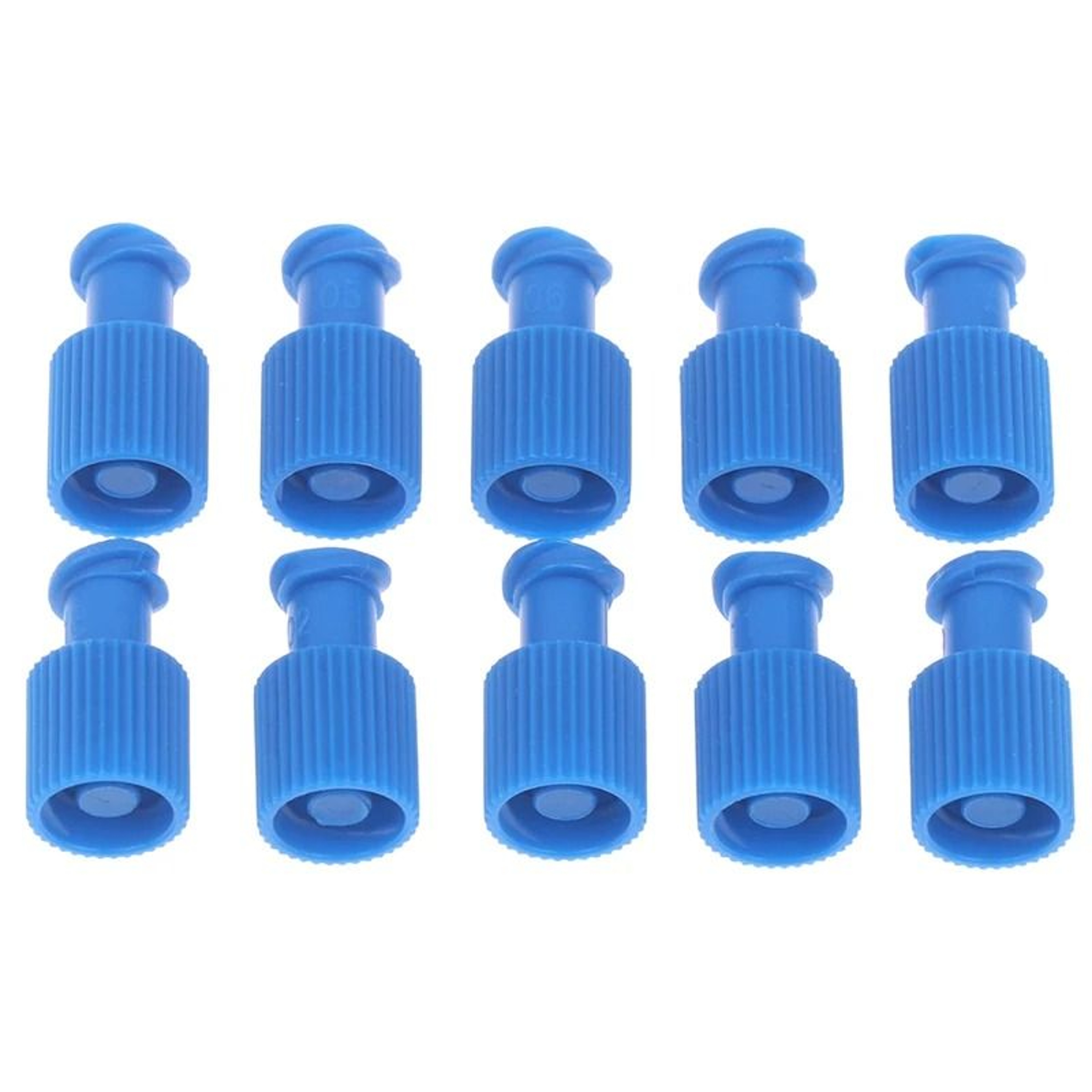 10Pcs Integrated PP Luer Lock Plug Adapters Male  Female Syringe End Caps 5