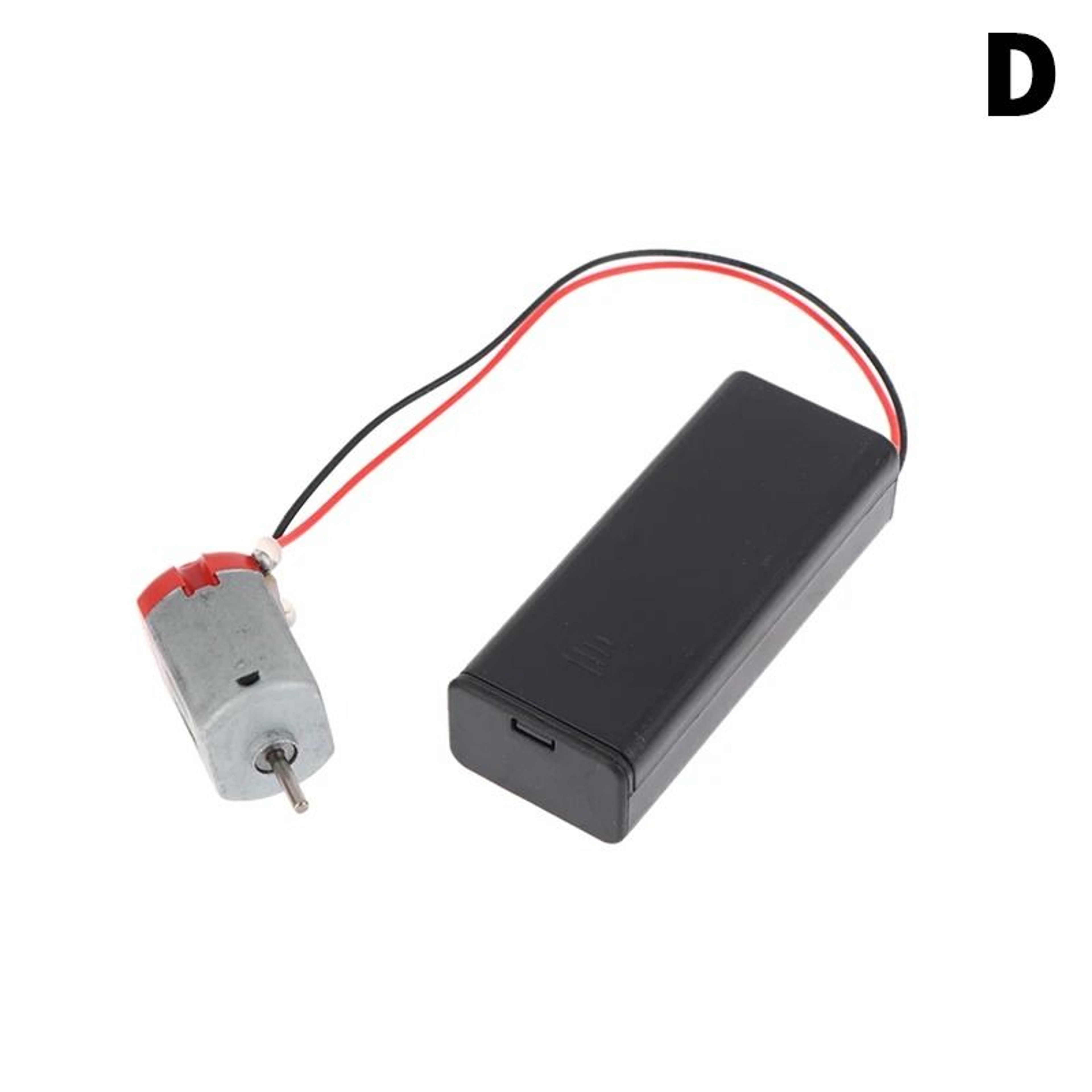 130 Mini Electric Motor Kit With Dual Battery Holder  Switch 16500 RPM 8
