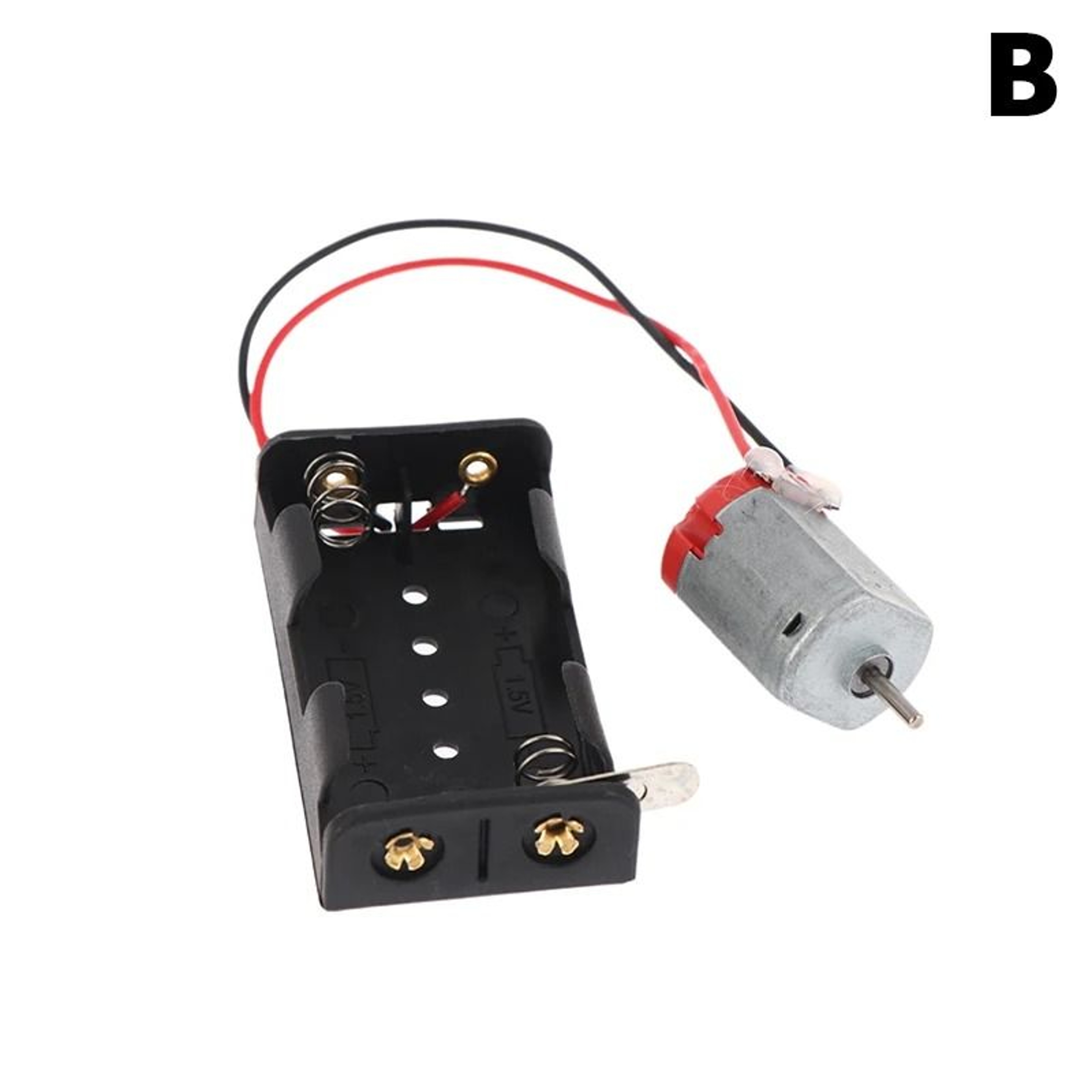 130 Mini Electric Motor Kit With Dual Battery Holder  Switch 16500 RPM 5