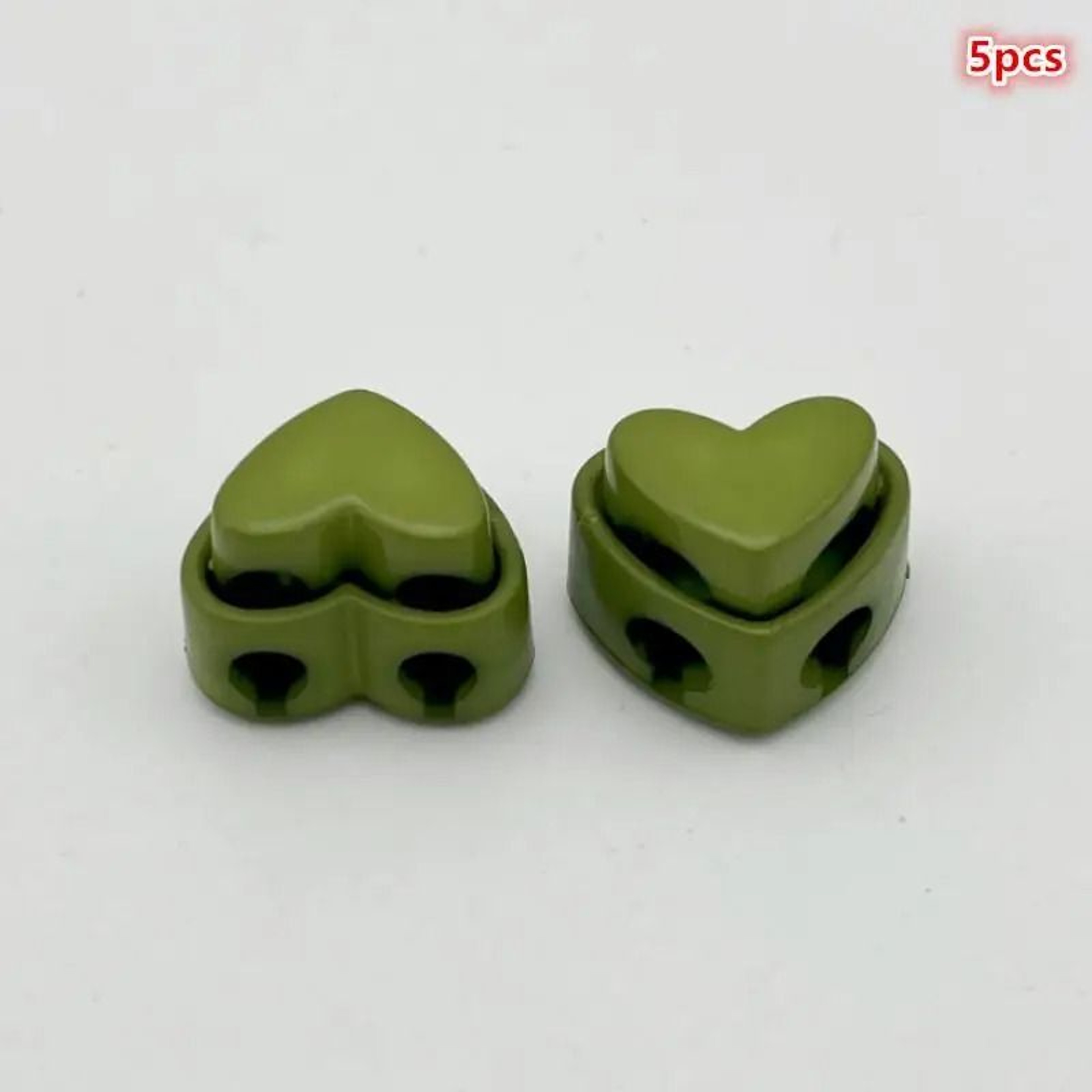 5Pcs DoubleHole SpringLoaded Cord Locks Multicolor Drawstring Toggle Fasteners 18