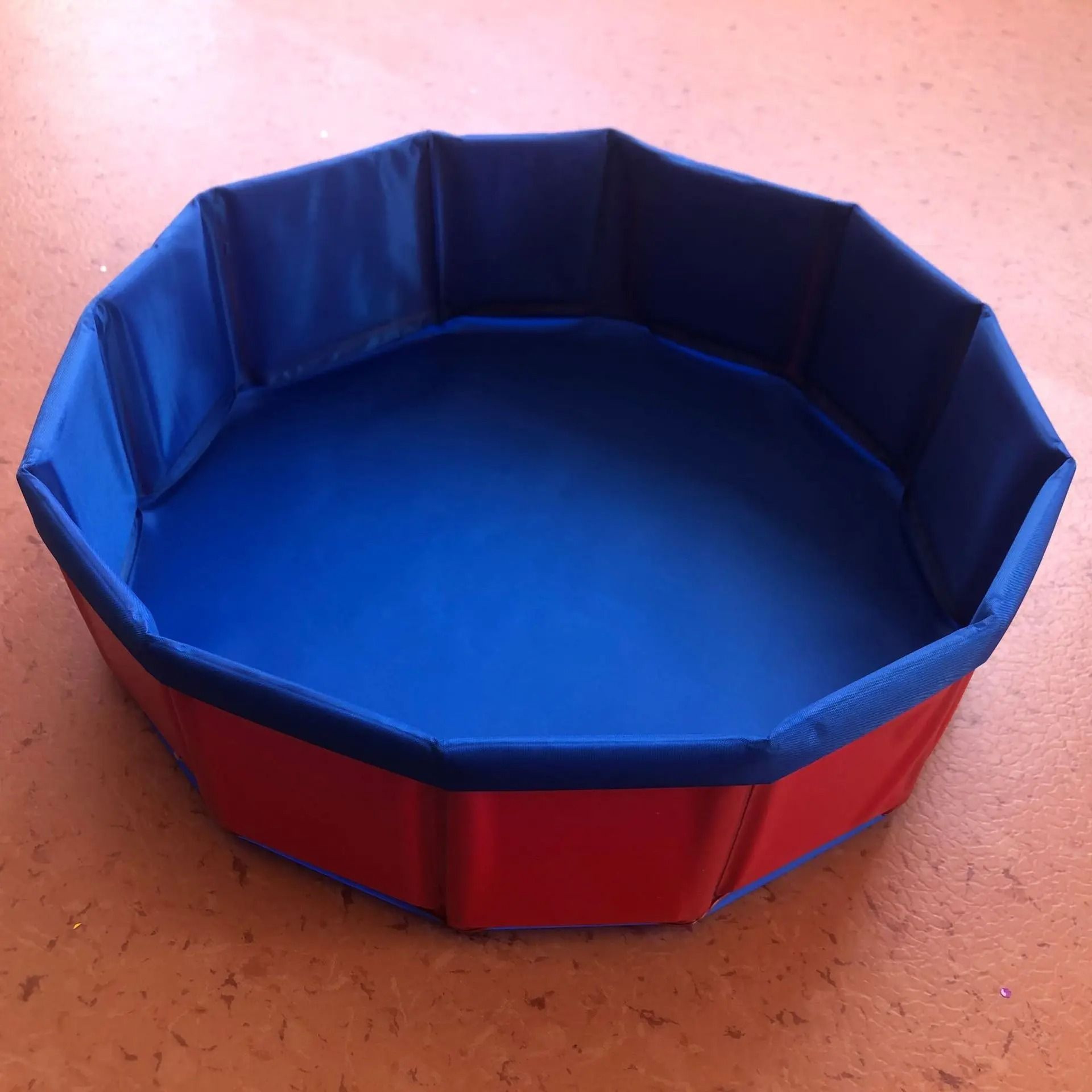 Portable Blue Pet Bath Tub For Indoor  Outdoor Use 7