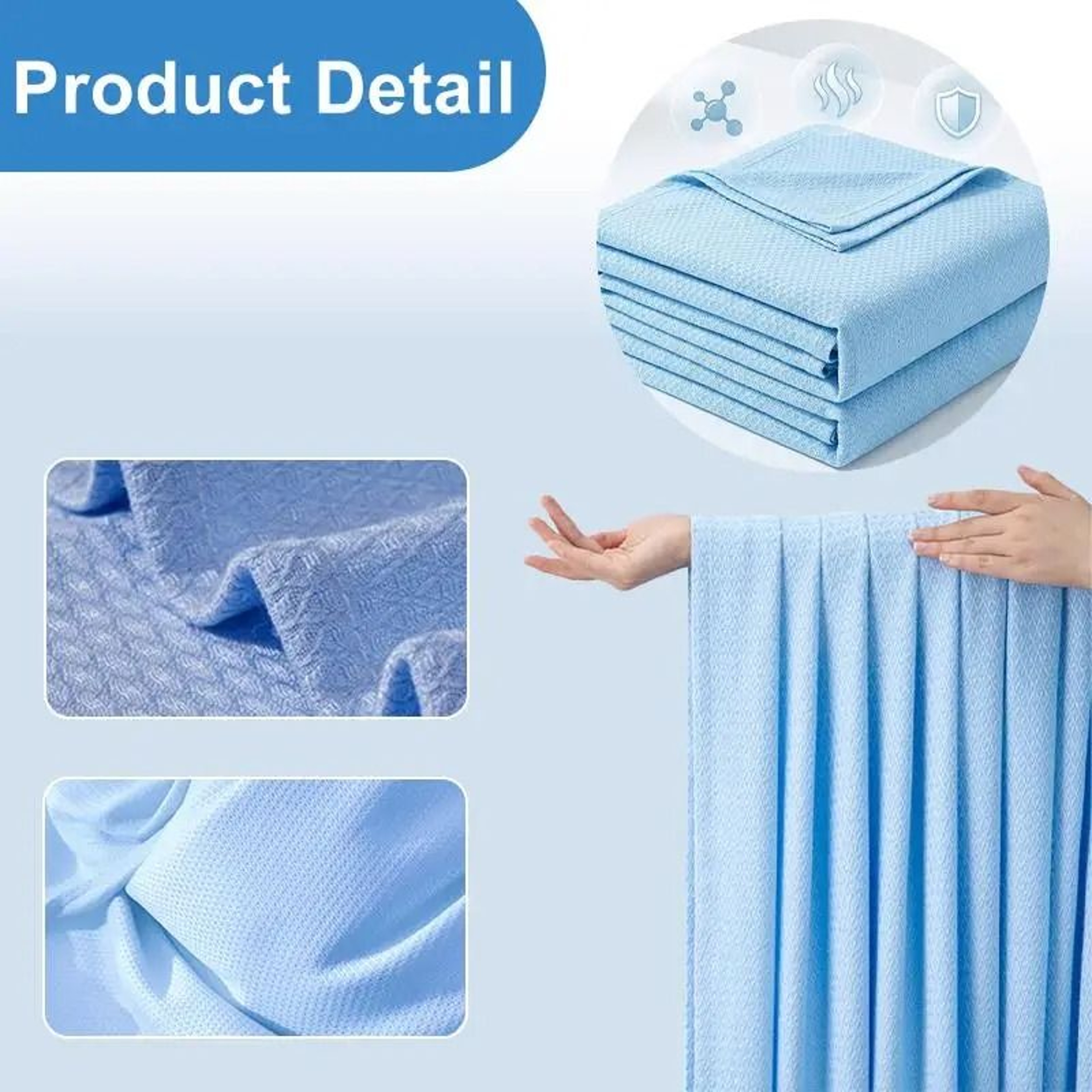 Bamboo Fiber Thin Summer Cooling Blanket  Soft Lightweight Breathable Quilt 2