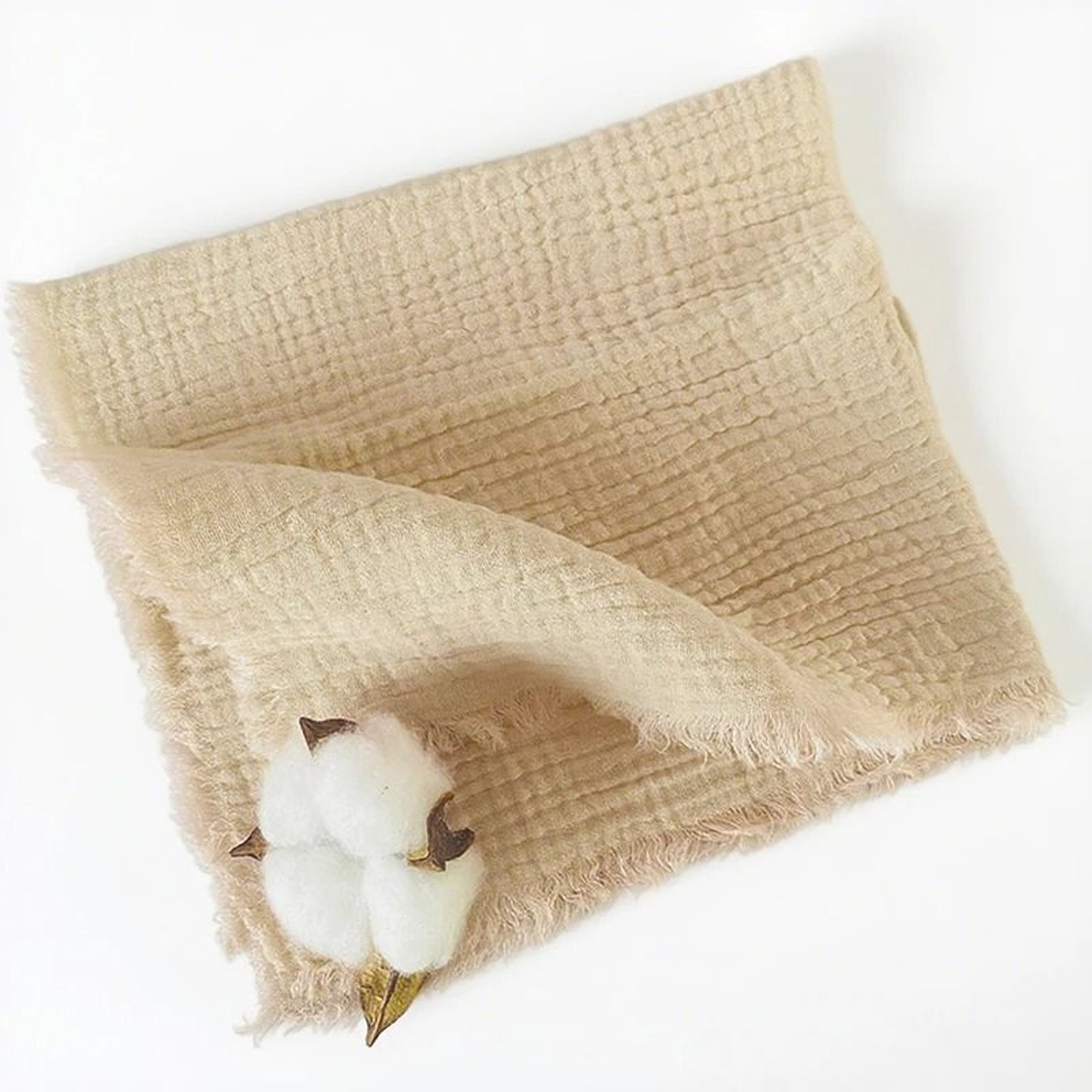 DoubleLayer Gauze Cotton Fabric Soft Cheesecloth Material For Sewing Table Runners  Baby Blankets 15