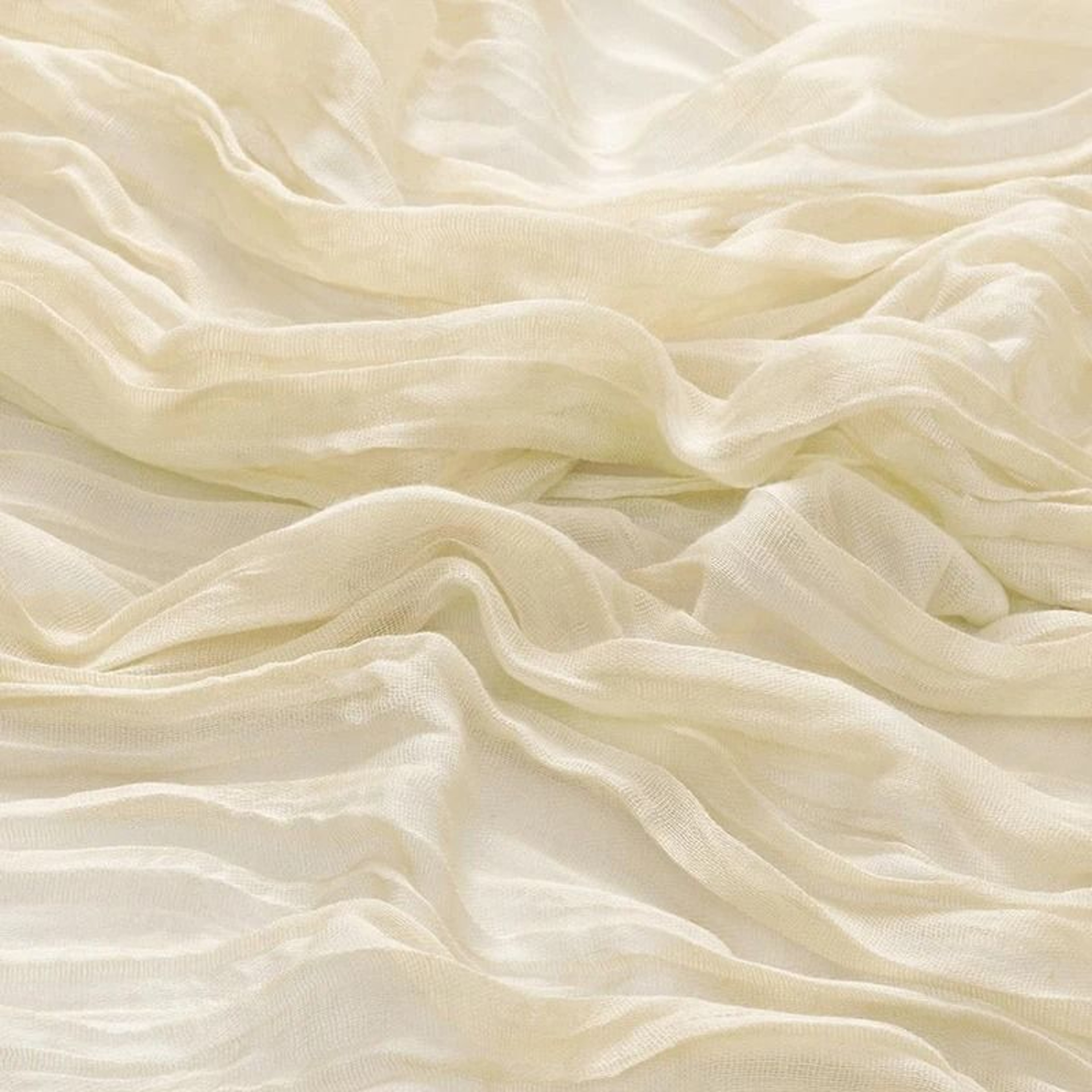 Beige Cheesecloth Gauze Napkins  Set Of 6 Washable 197x197 Inch Dinner Table Napkins For Weddings   5
