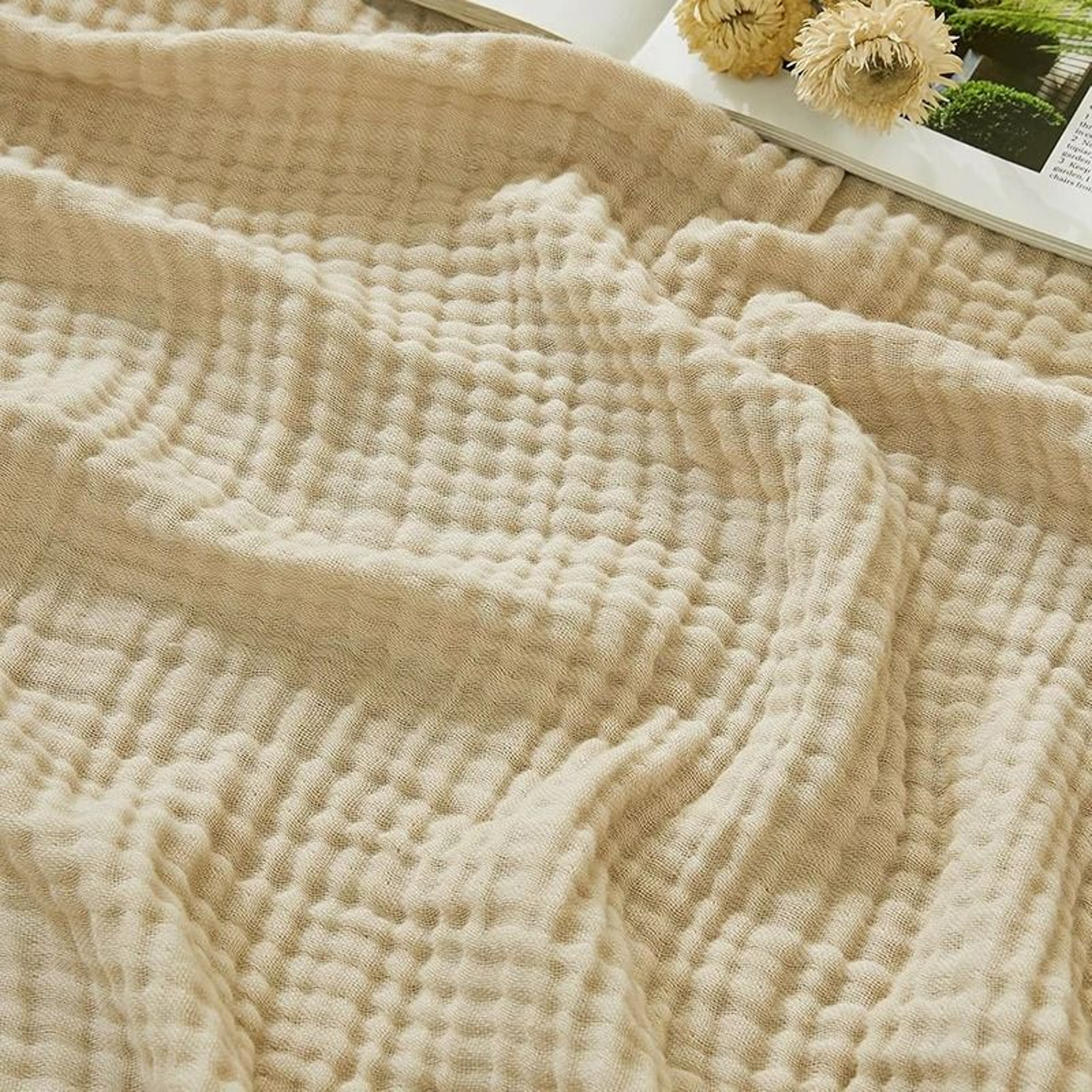 Double Gauze Cotton Muslin Fabric By The Meter Soft DIY Craft  Sewing Material For Dresses  Runners 15