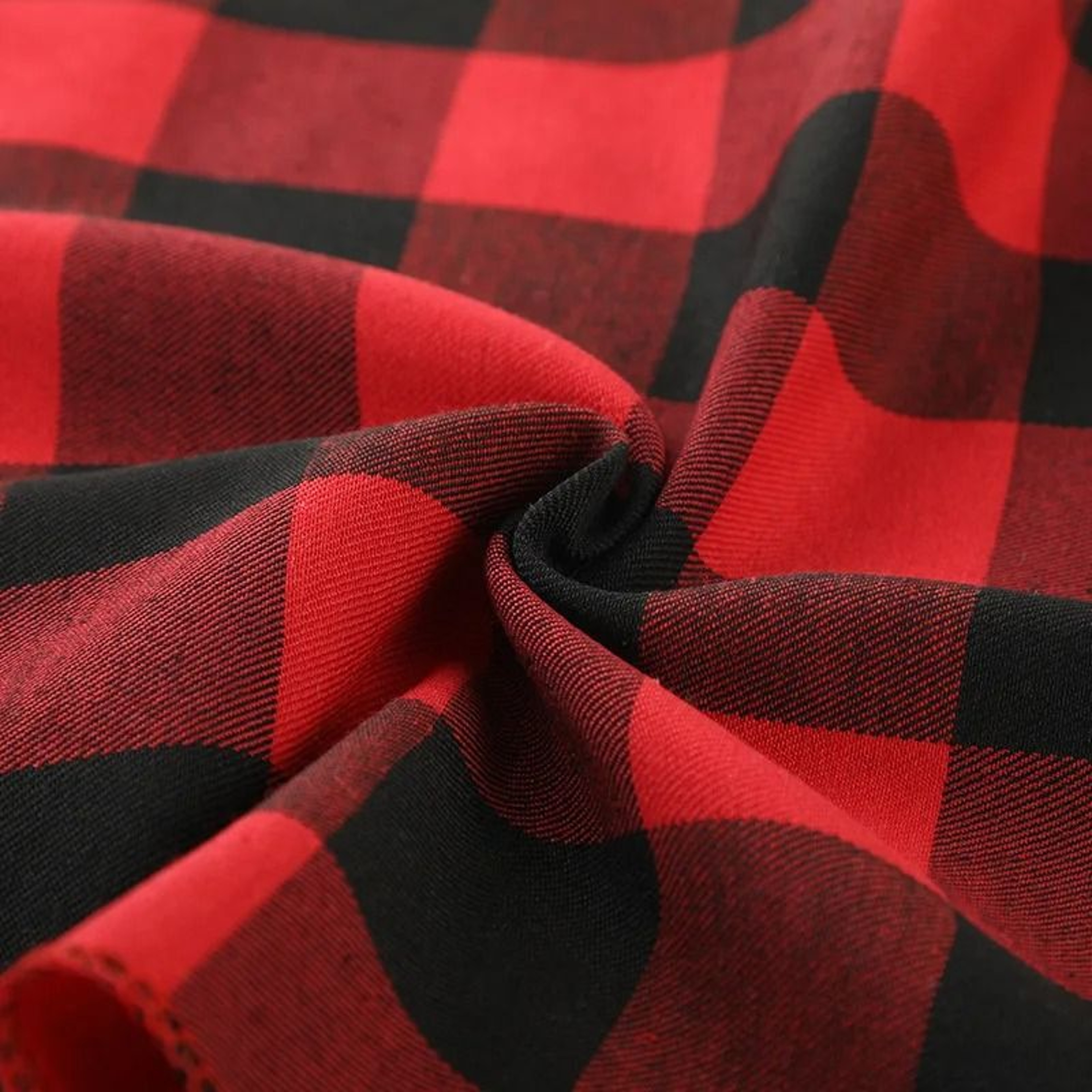 Retro Christmas Buffalo Plaid 100 Cotton Fabric By The Meter DIY Sewing  Quilting Material 9