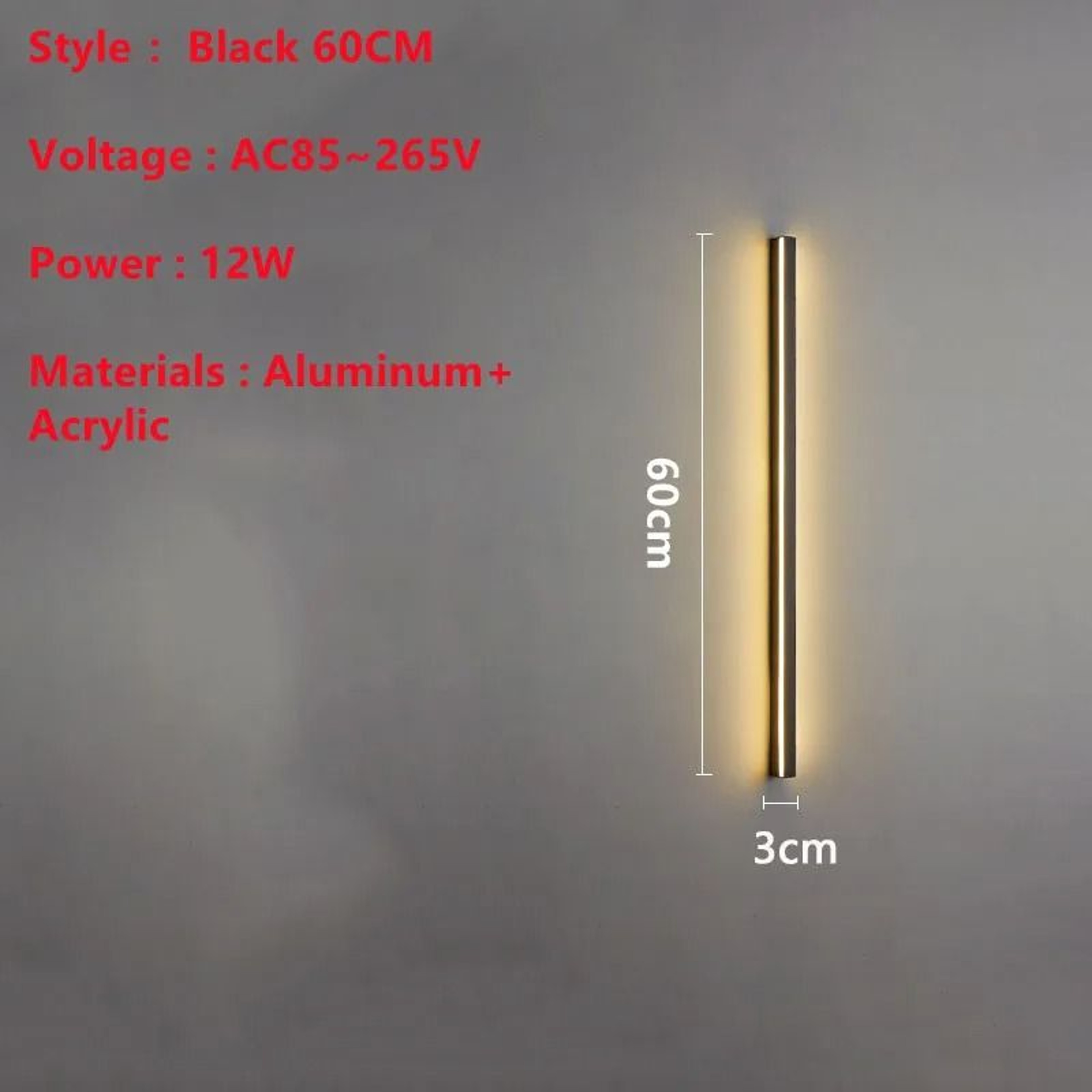 Superlong Minimalist LED Line Wall Light 200CM Modern Indoor Sconce For TV Background Living Room   6