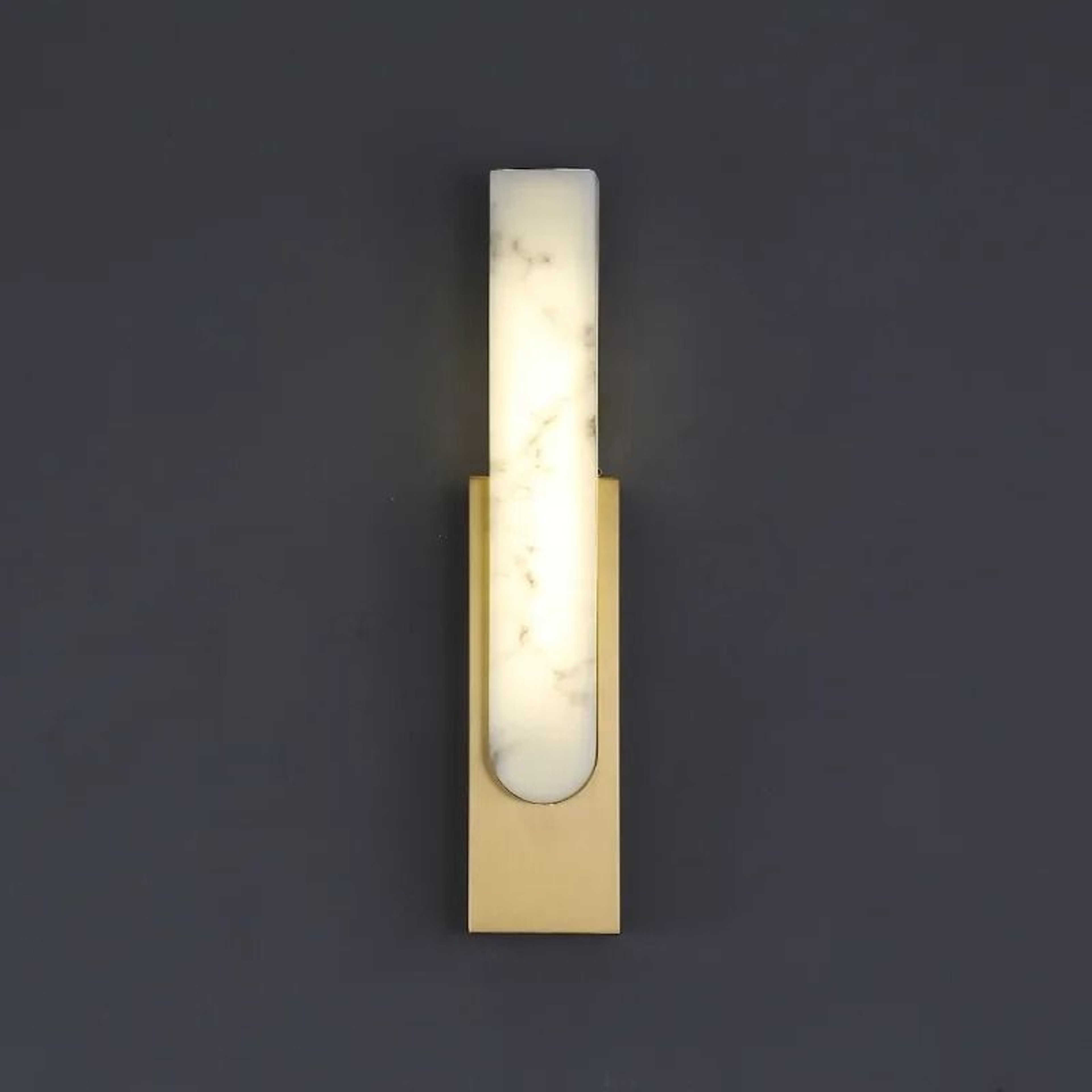 Luxury Gold LED Marble Wall Lamp Nordic Natural Stone Sconce For Bedside Living Room Aisle  Hotel D 2