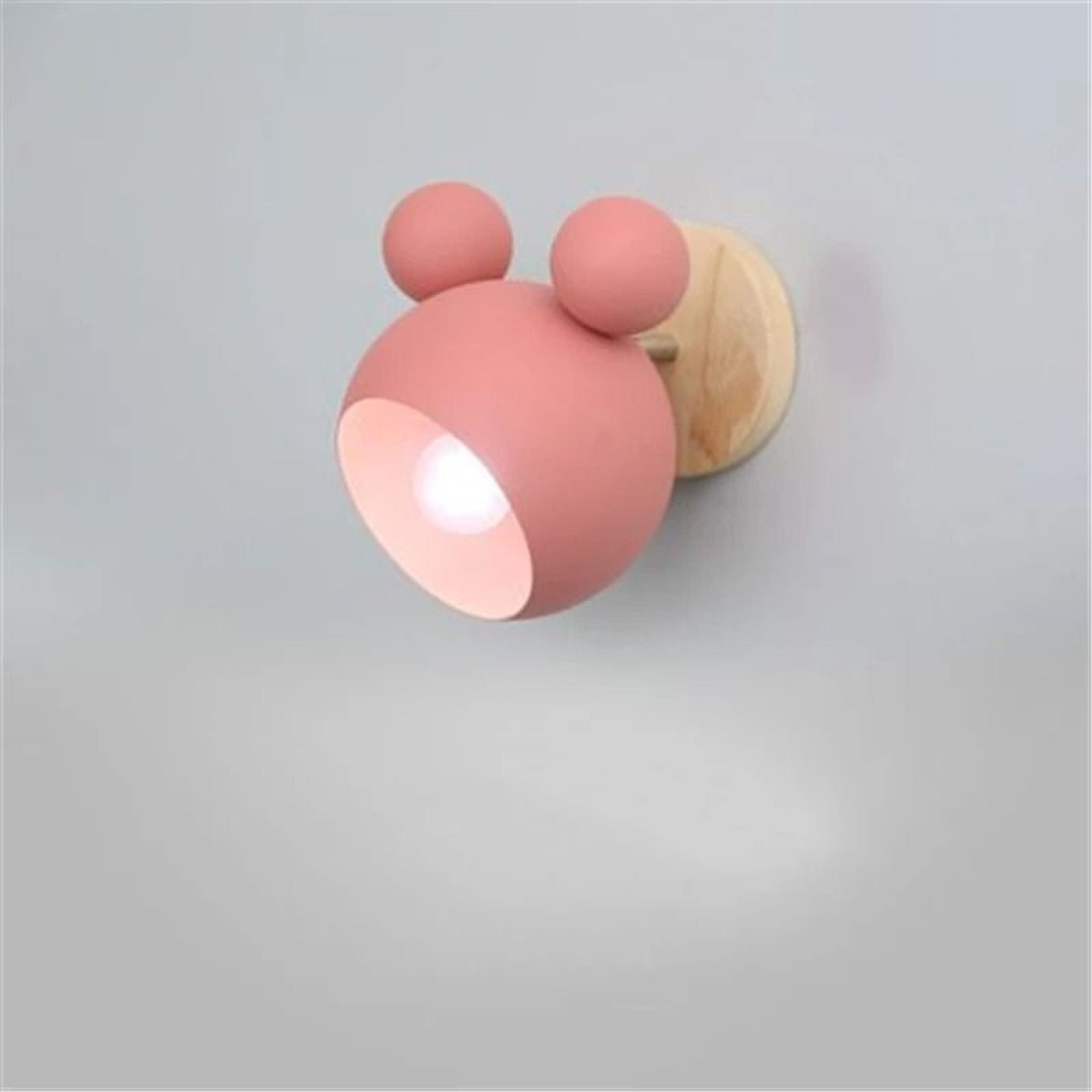 Nordic Mickey Silhouette Wall Lamp Lovely Childrens Room  Bedroom LED Wandlamp Luminaire 8