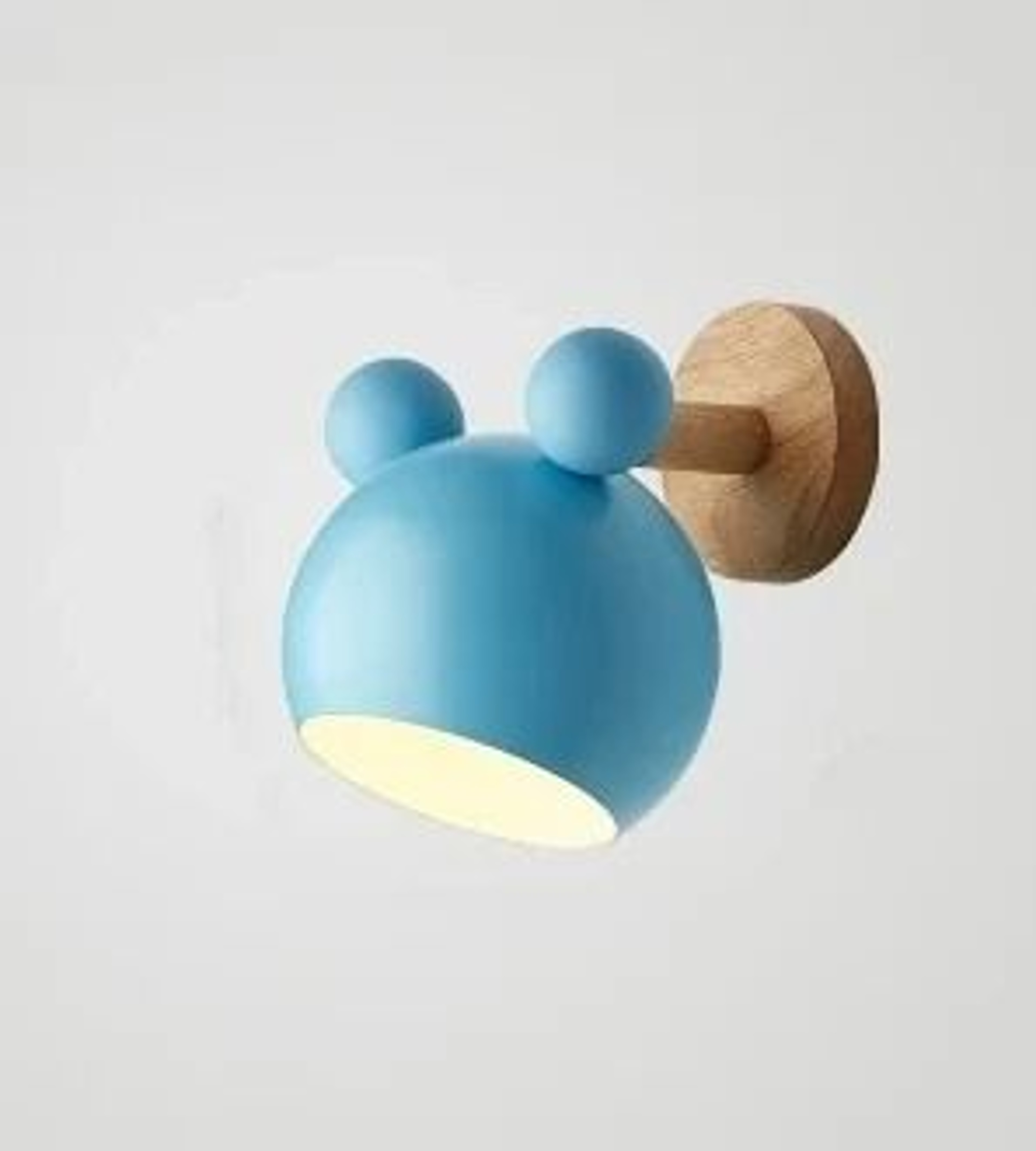 Nordic Mickey Silhouette Wall Lamp Lovely Childrens Room  Bedroom LED Wandlamp Luminaire 10