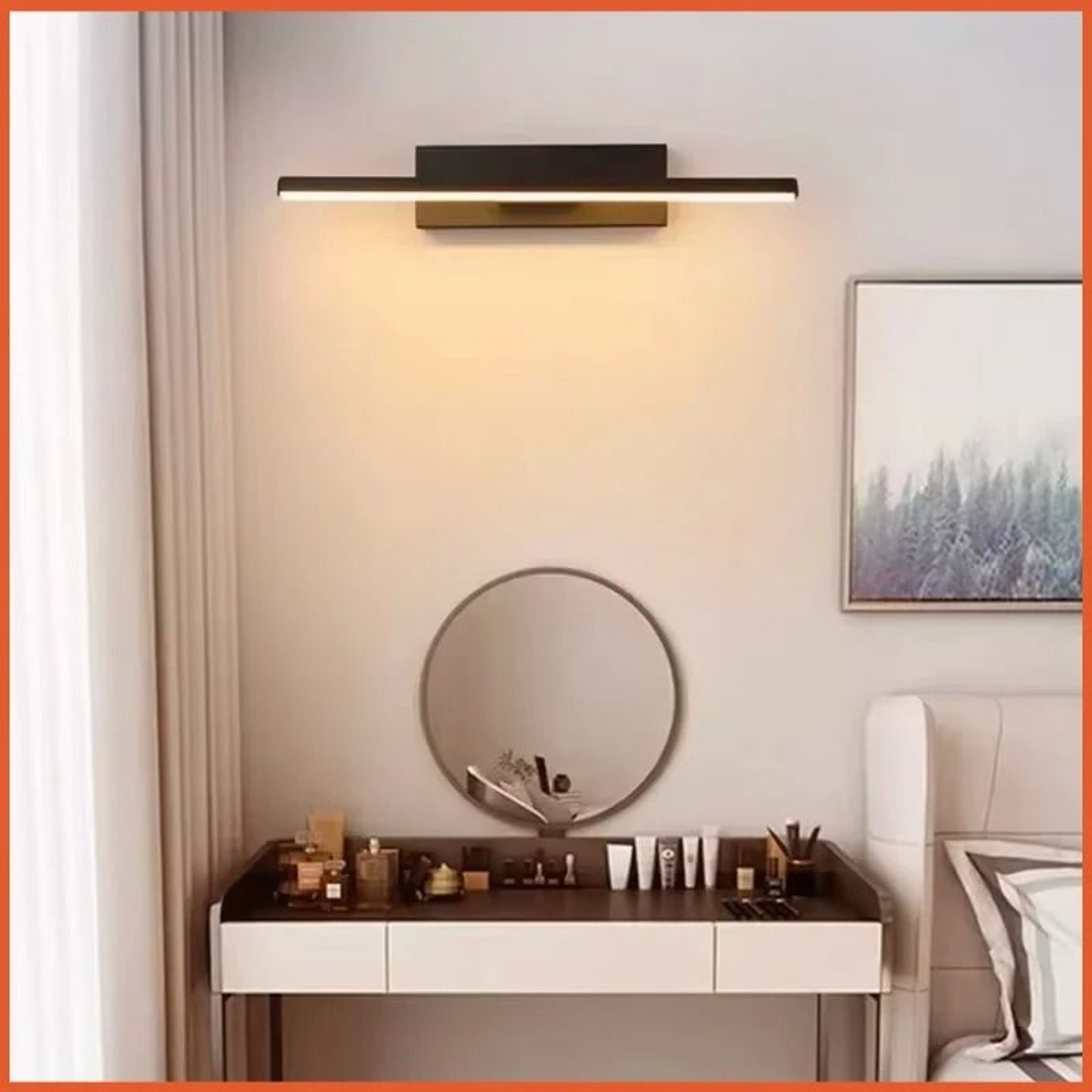 Modern Rotatable LED Wall Sconce 360 Adjustable Light For Bedroom Bedside Bathroom Mirror  Reading  4