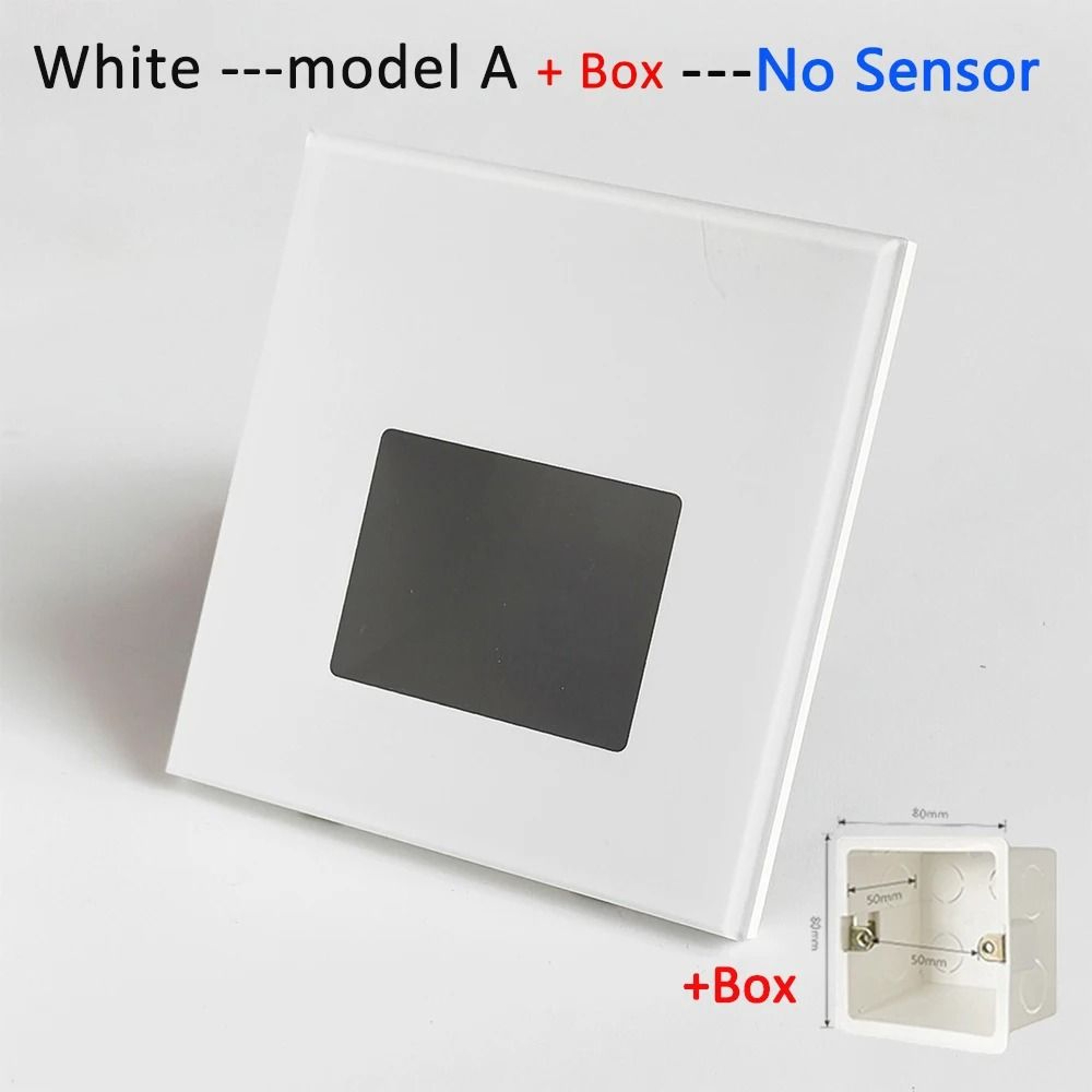 SANDIY Indoor Recessed LED Step Light Modern NonSensor Wall Nightlight For Staircase Balcony  Bedro 10