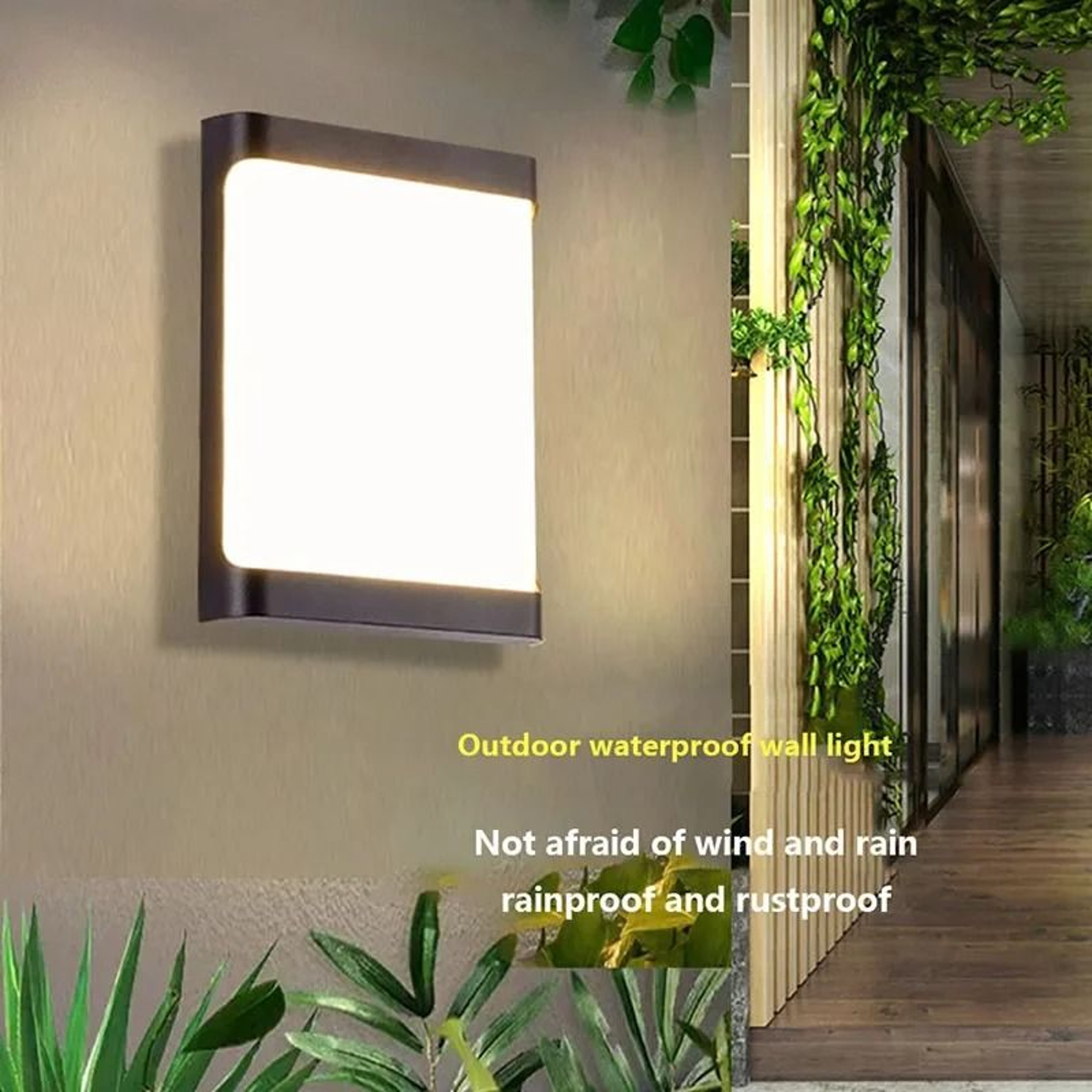 Modern Outdoor IP65 Waterproof LED Wall Lamp Exterior Sconce Fixture For Garden Balcony Entryway  A 1