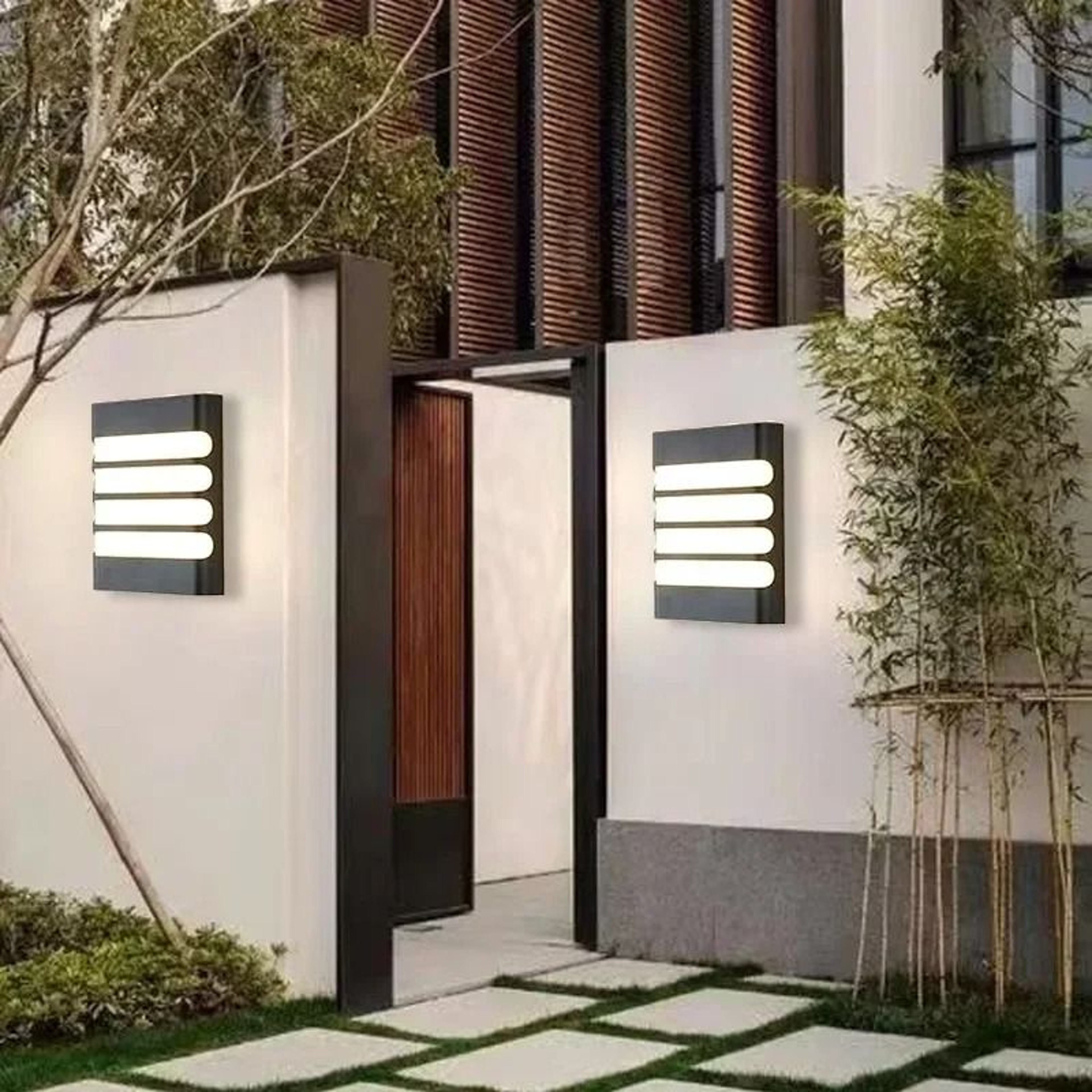 Modern Outdoor IP65 Waterproof LED Wall Lamp Exterior Sconce Fixture For Garden Balcony Entryway  A 3