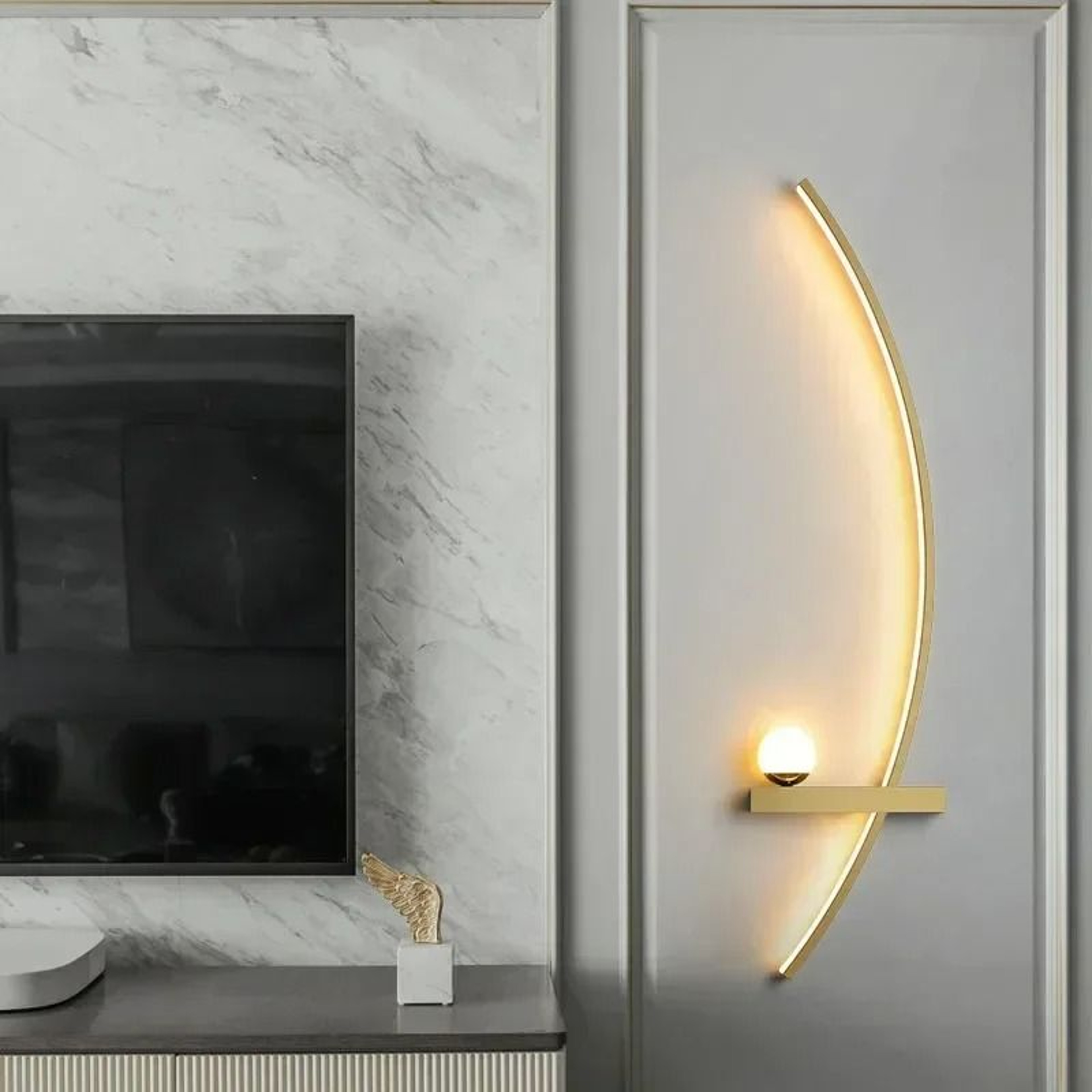 Nordic LED Linear Stripe Wall Lamp Modern Wall Sconce For Bedroom Living Room  Stairs 1