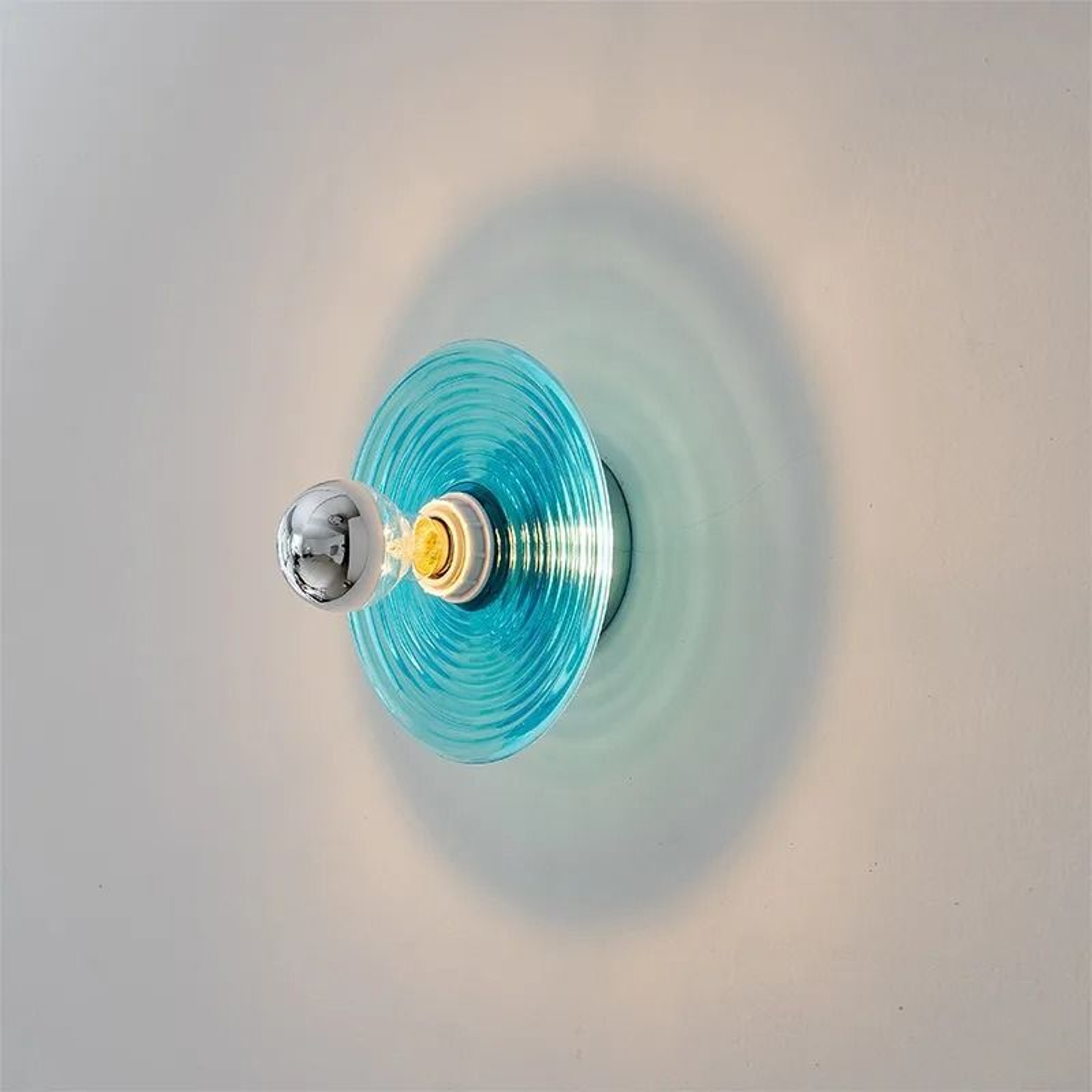 Nordic LED Water Ripple Glass Wall Lamp Ambient Backdrop Sconce For Bedroom Living Room  Study 7