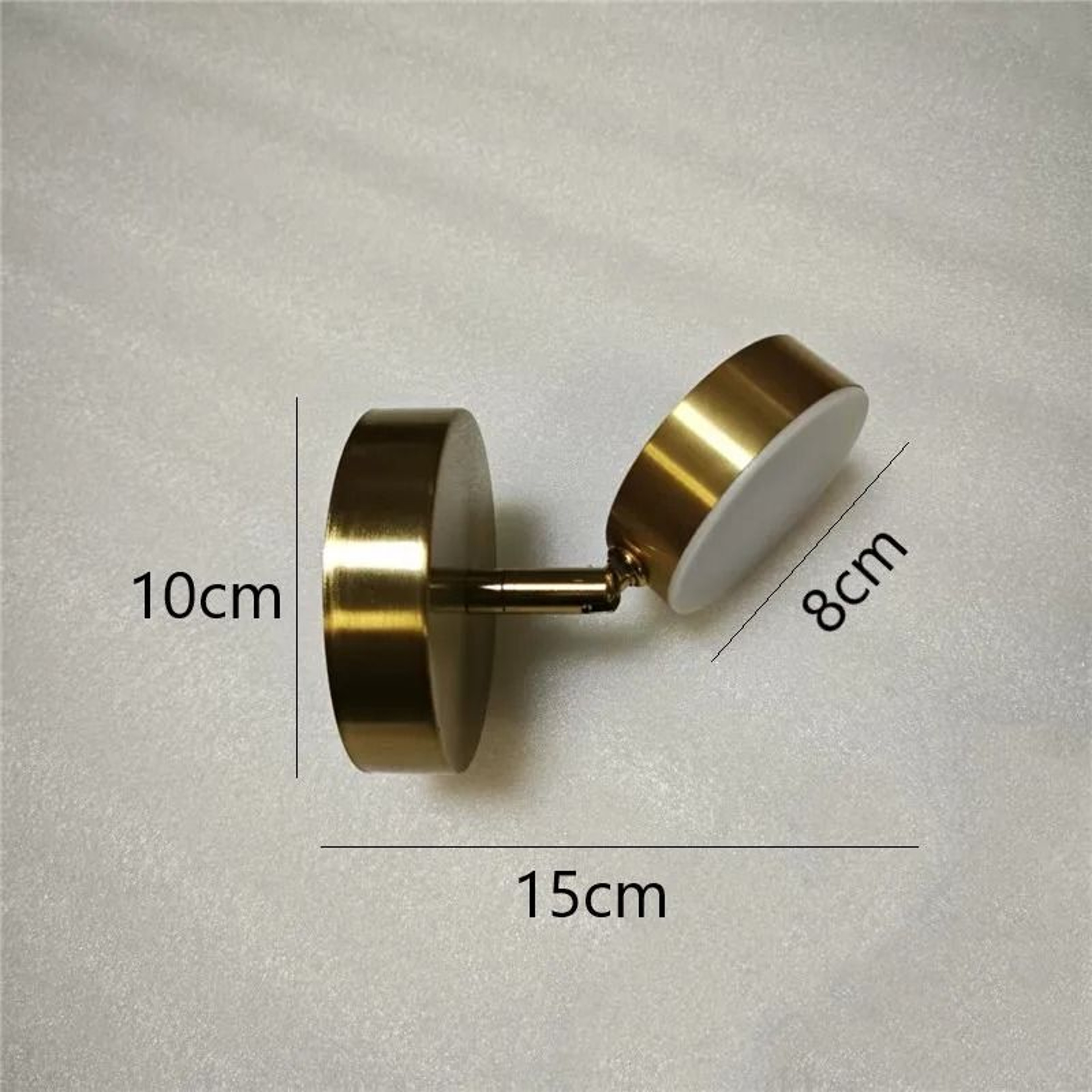 Nordic Simple Adjustable Metal LED Wall Lamp Rotatable Sconce In Gold  Black For Bedroom  Study 9