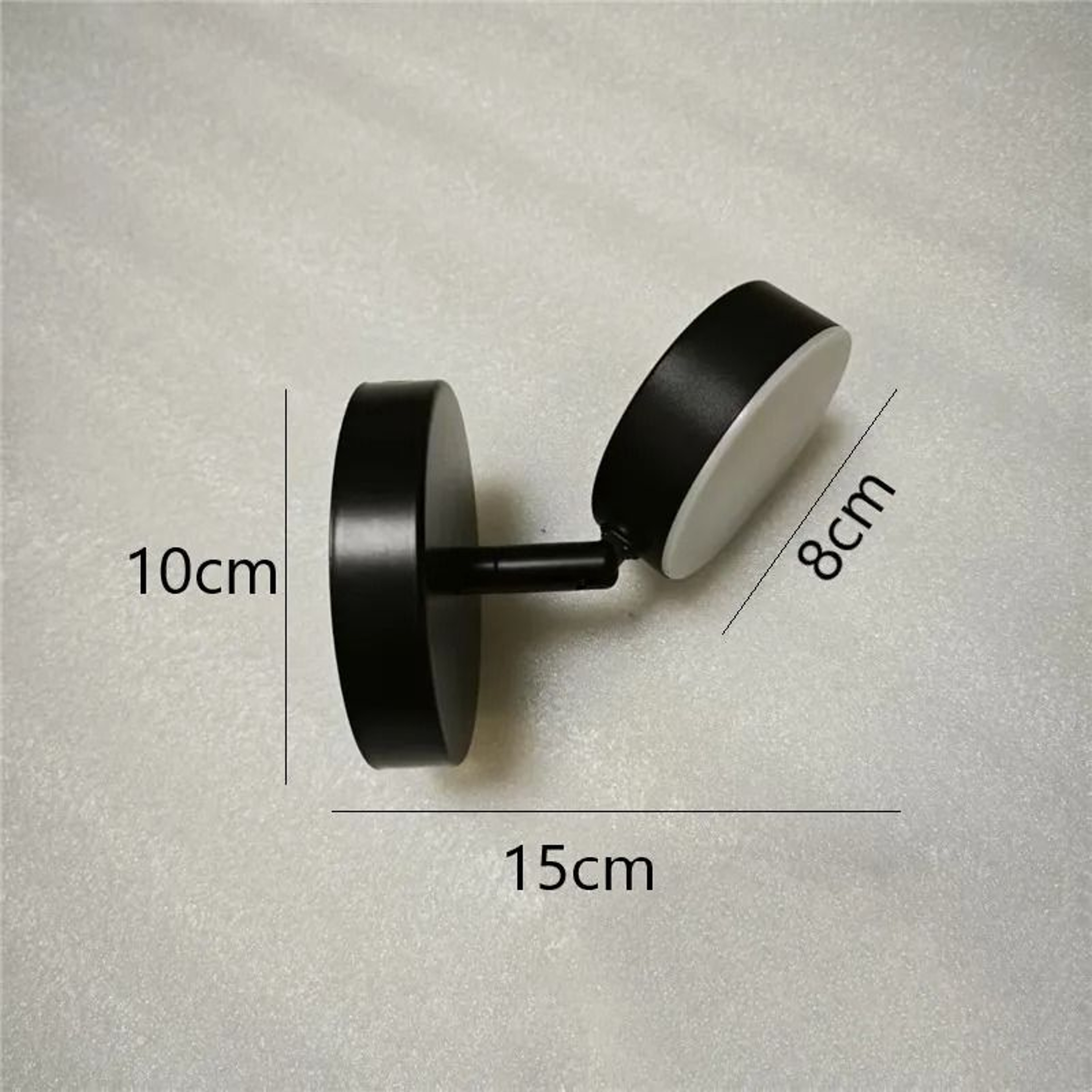 Nordic Simple Adjustable Metal LED Wall Lamp Rotatable Sconce In Gold  Black For Bedroom  Study 6