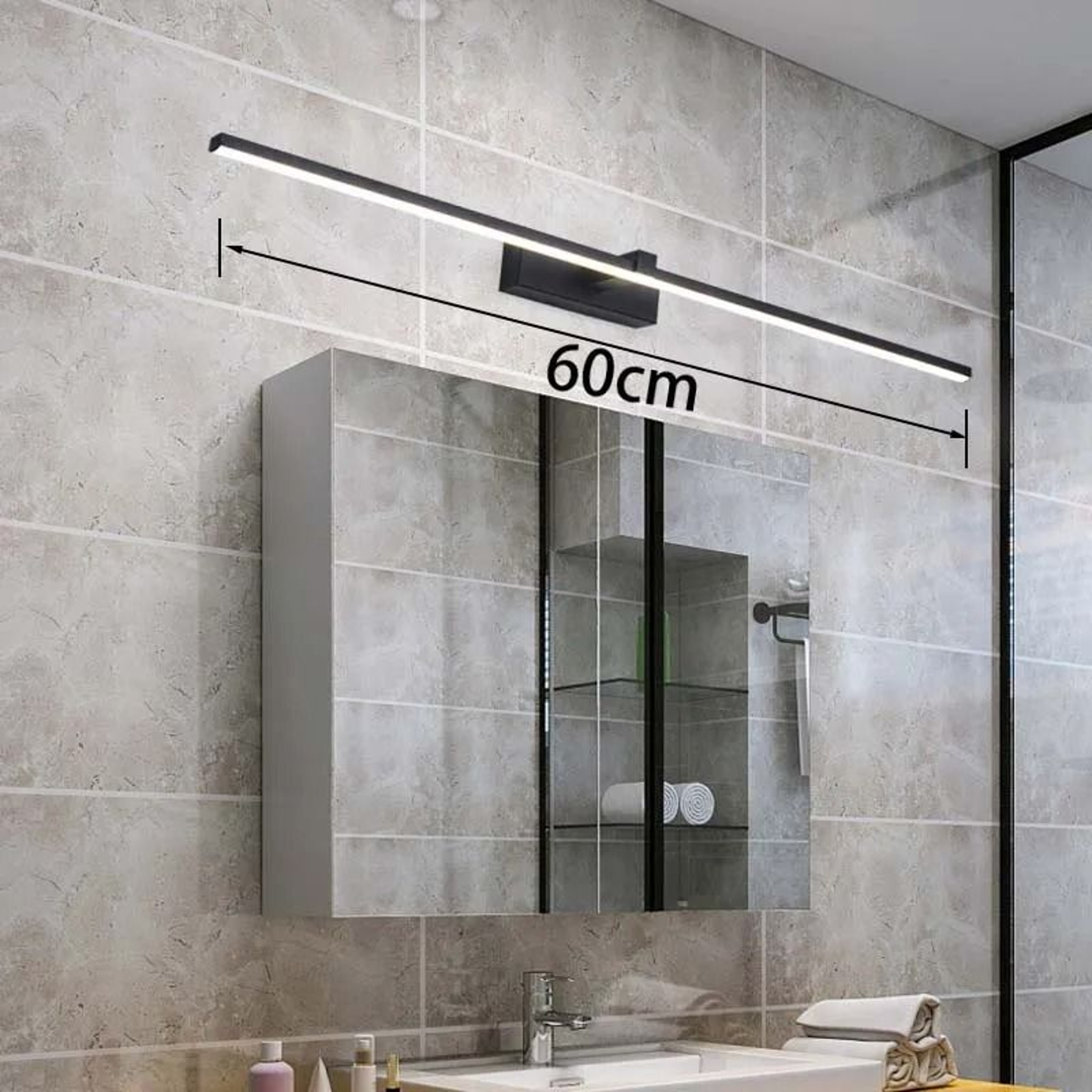 Modern Waterproof LED Indoor Wall Light Creative Vanity Mirror  Bedside Sconce For Bathroom Bedroom 9