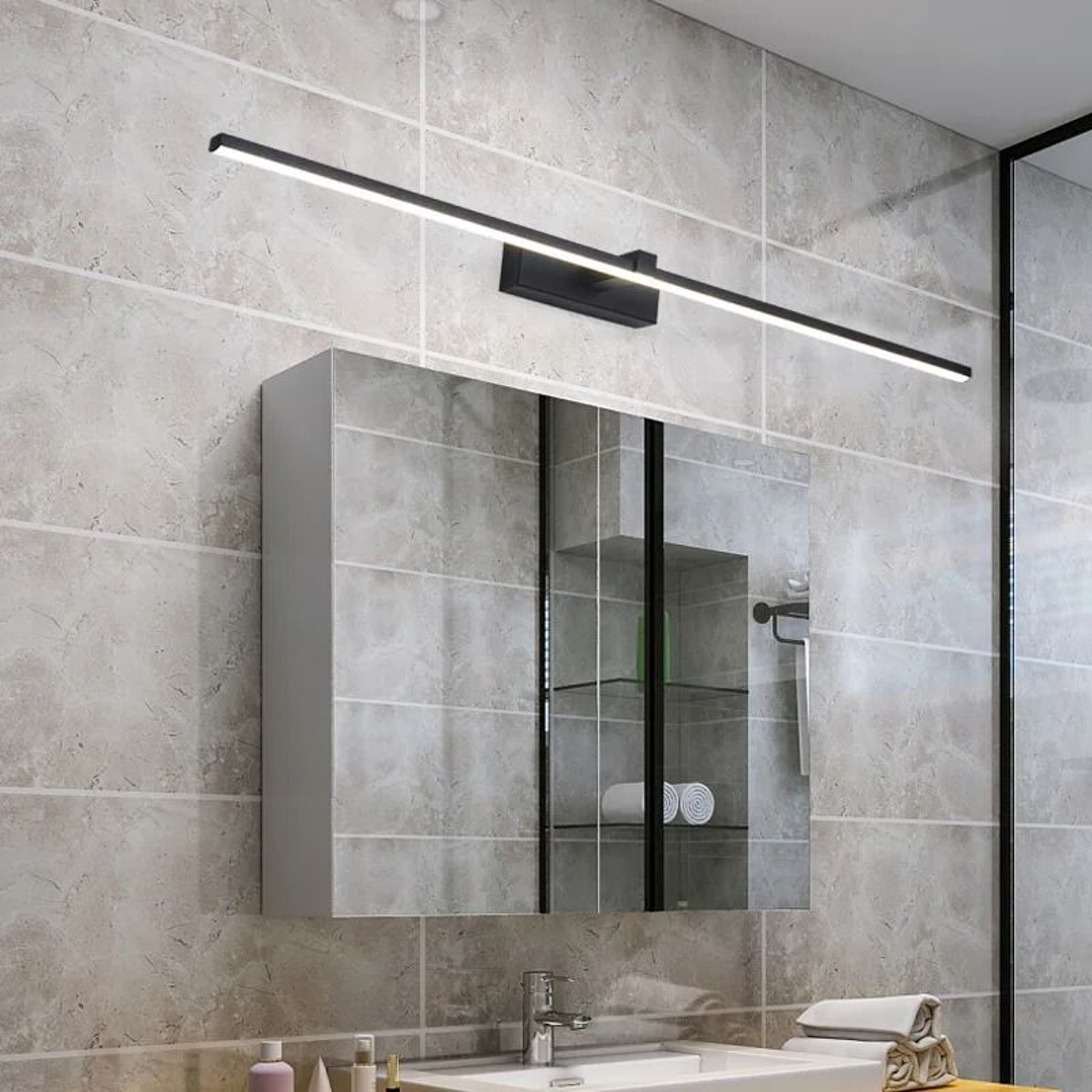 Modern Waterproof LED Indoor Wall Light Creative Vanity Mirror  Bedside Sconce For Bathroom Bedroom 1