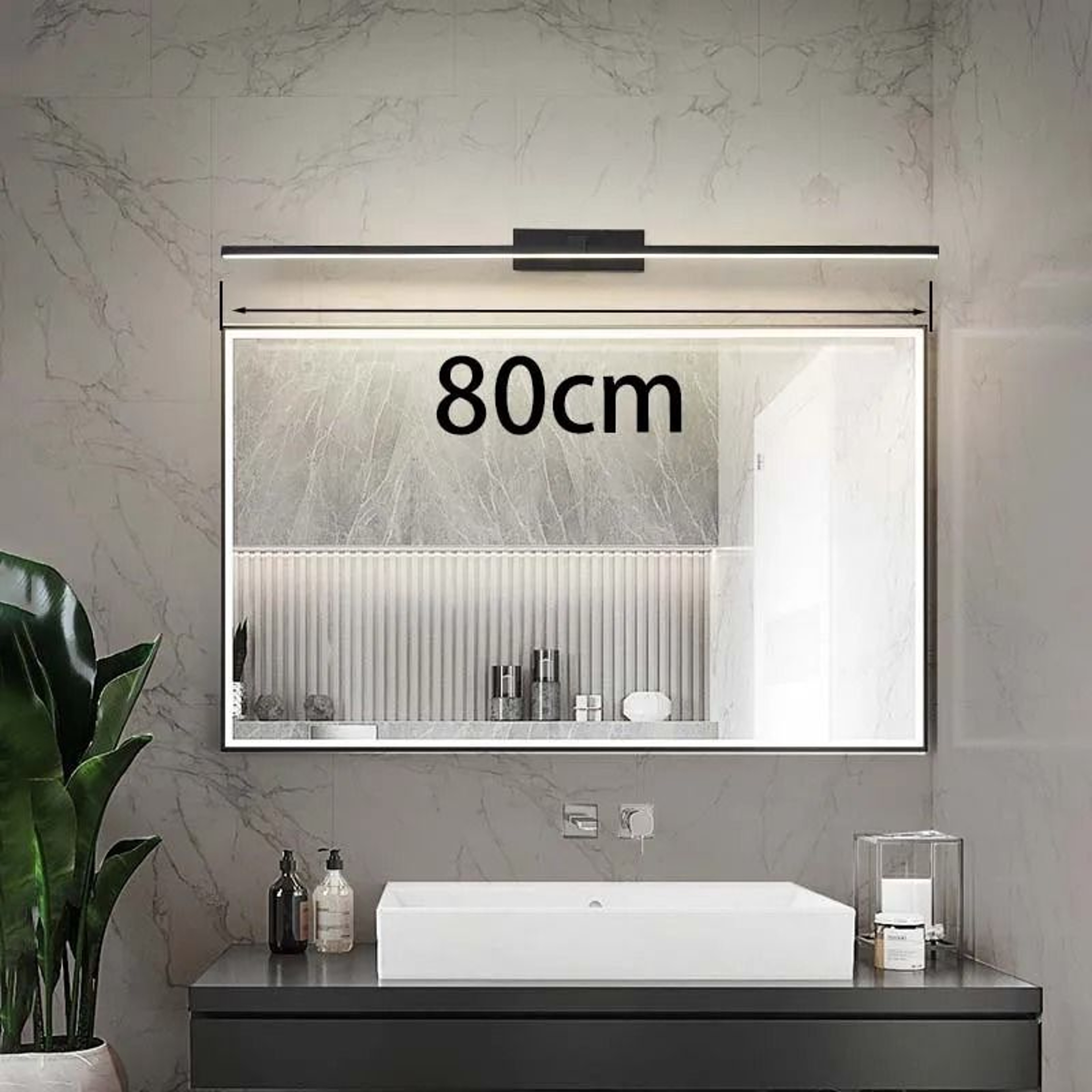 Modern Waterproof LED Indoor Wall Light Creative Vanity Mirror  Bedside Sconce For Bathroom Bedroom 11