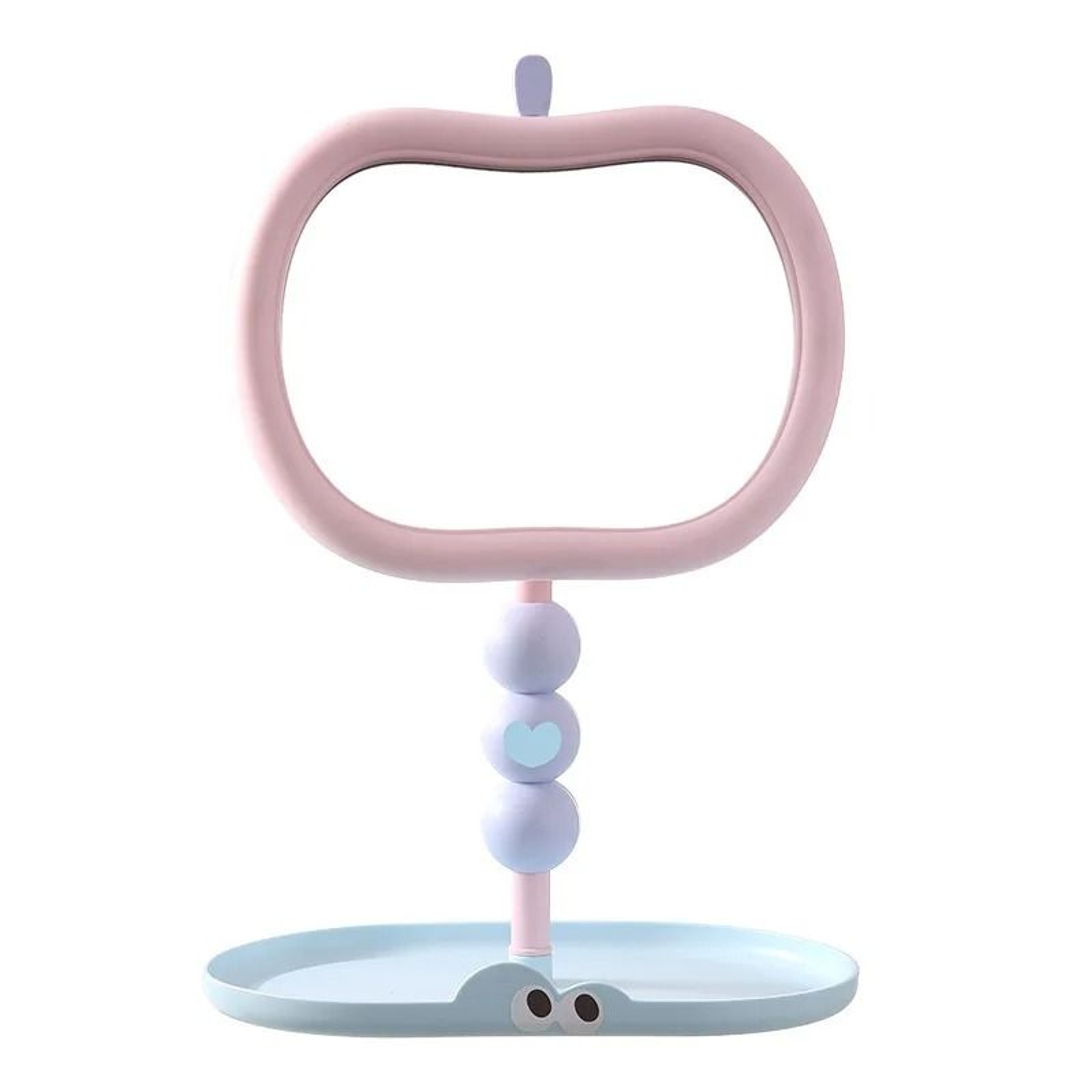 Large Rotating AppleShaped Desktop Makeup Mirror For Bedroom  Dorm Vanity 6