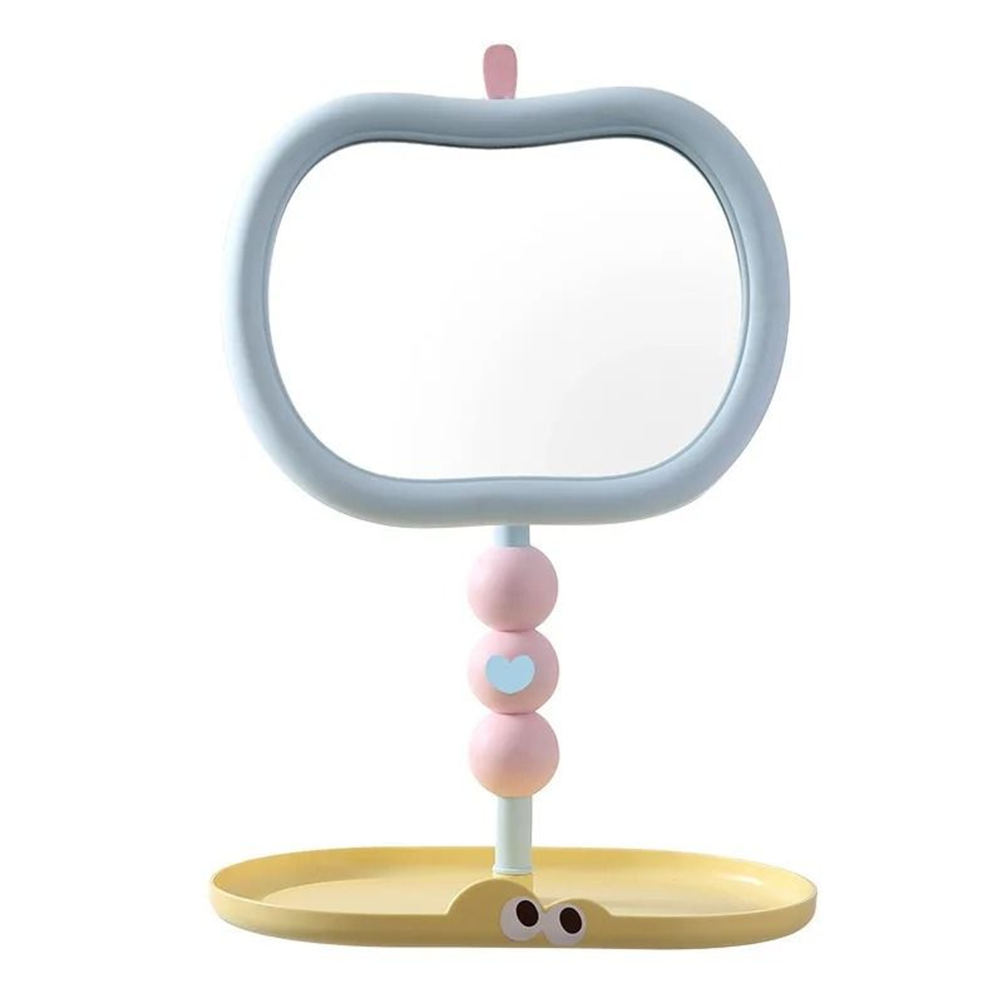 Large Rotating AppleShaped Desktop Makeup Mirror For Bedroom  Dorm Vanity 5