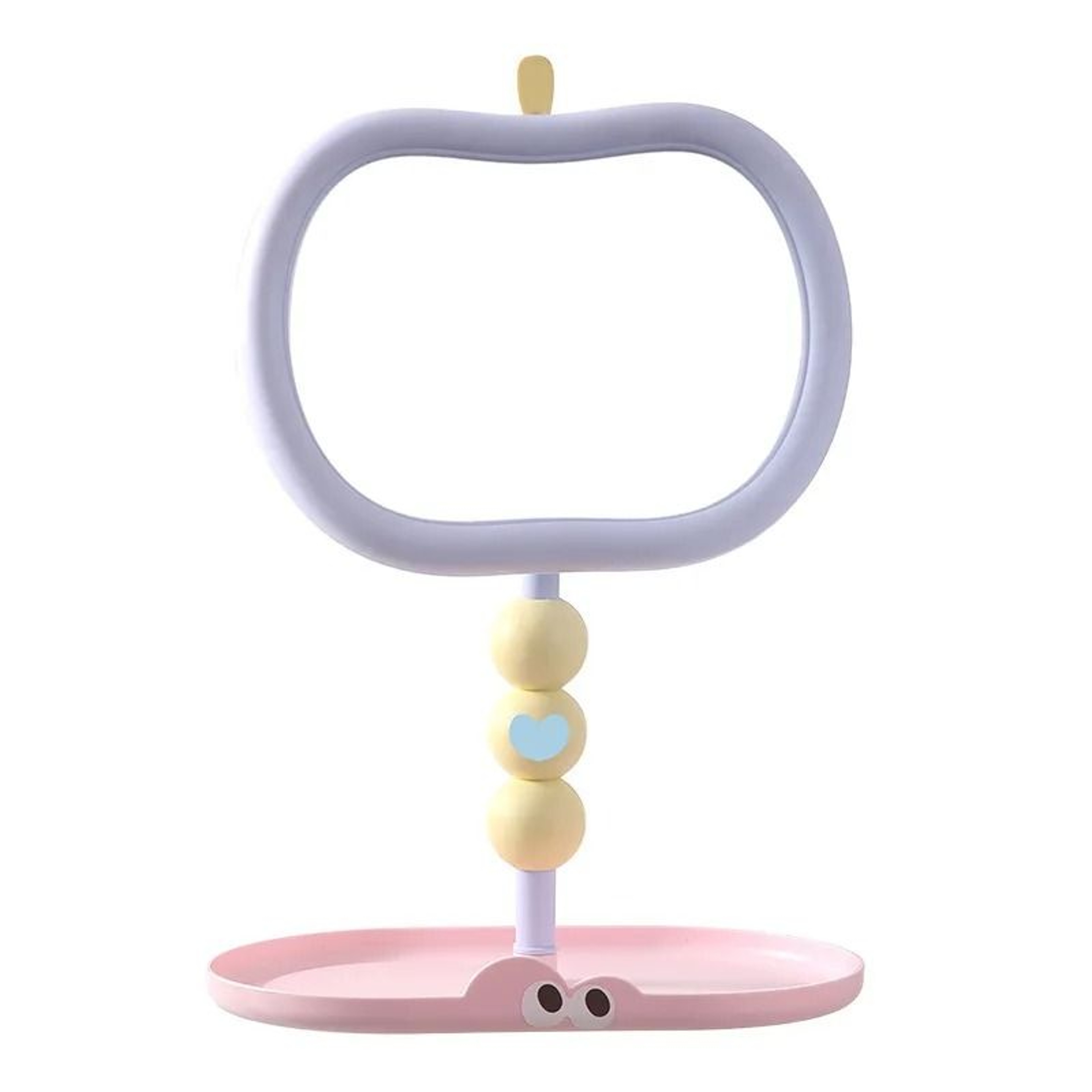 Large Rotating AppleShaped Desktop Makeup Mirror For Bedroom  Dorm Vanity 7
