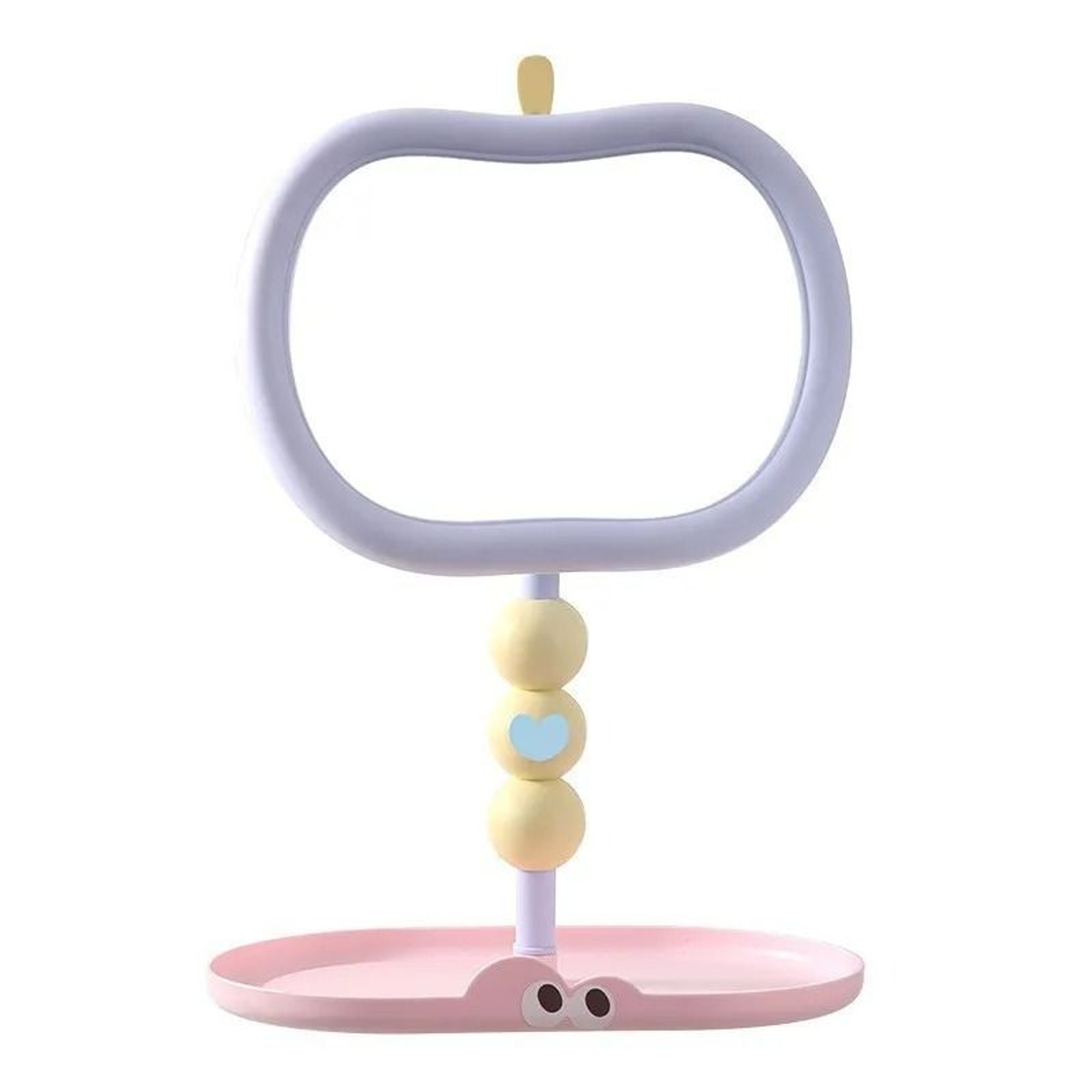Large Rotating AppleShaped Desktop Makeup Mirror For Bedroom  Dorm Vanity 4