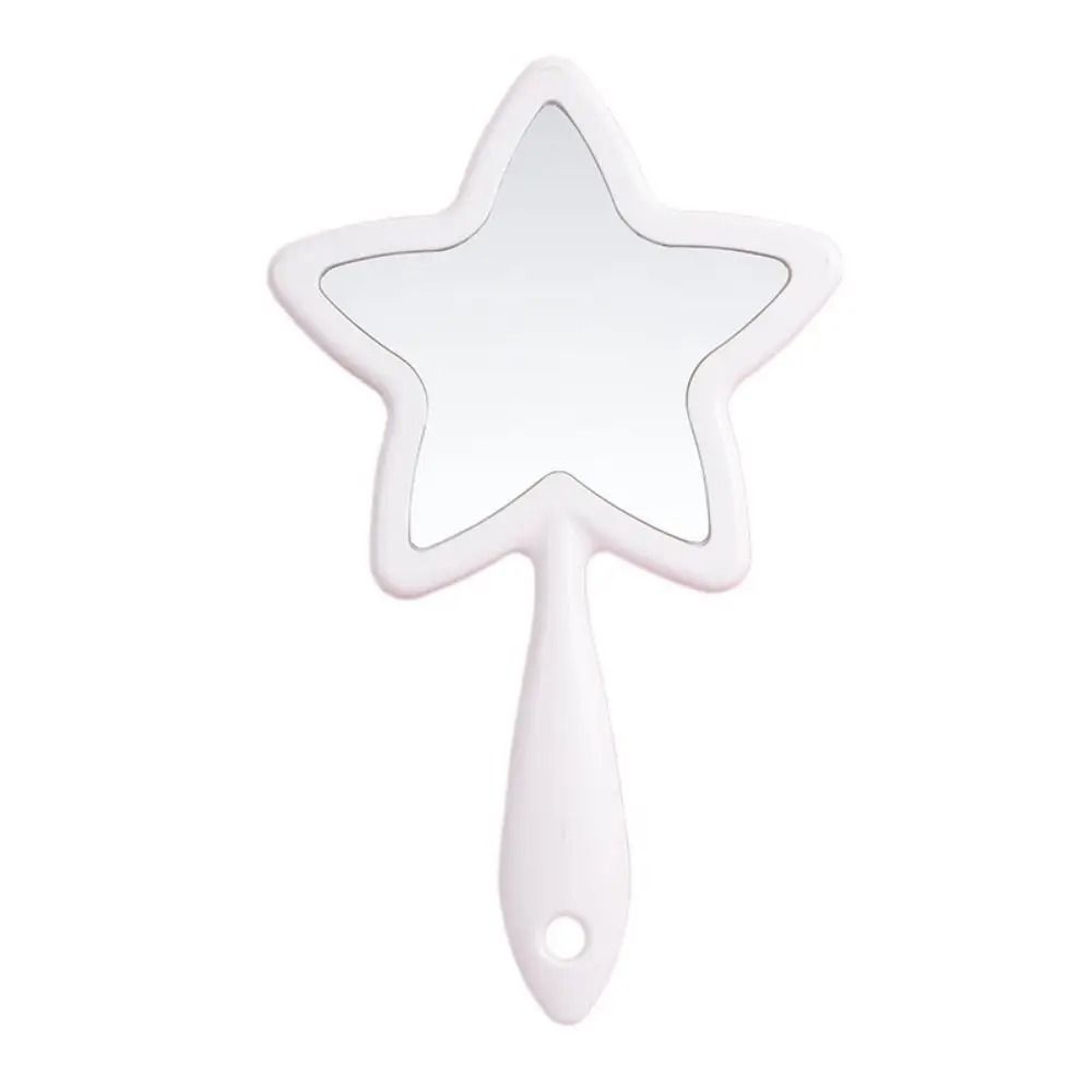 Creative Pentagram Handheld Makeup Mirror With Hanging Hole 8