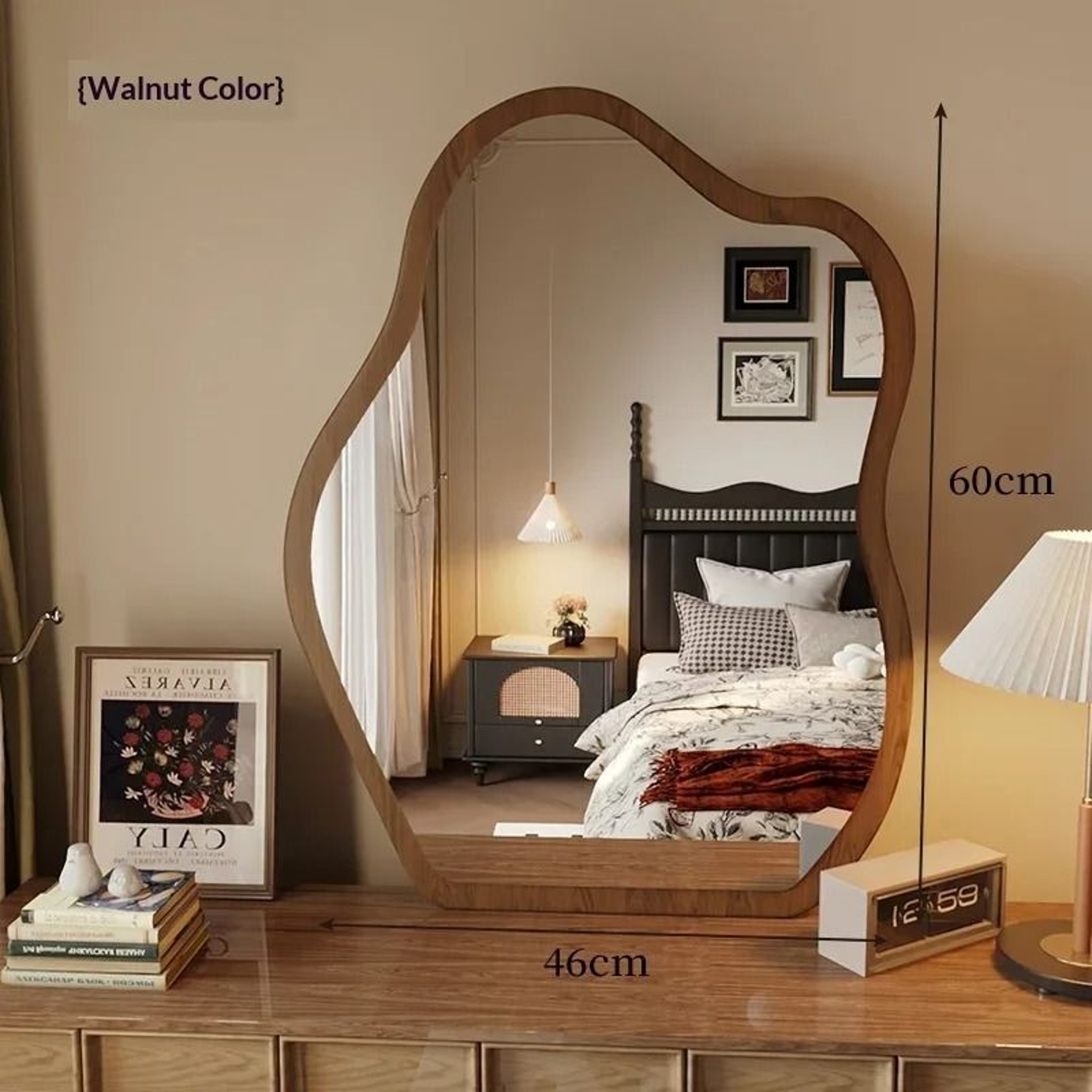 Vintage Gold Cloud Frame FullLength Floor  Standing Body Mirror 5
