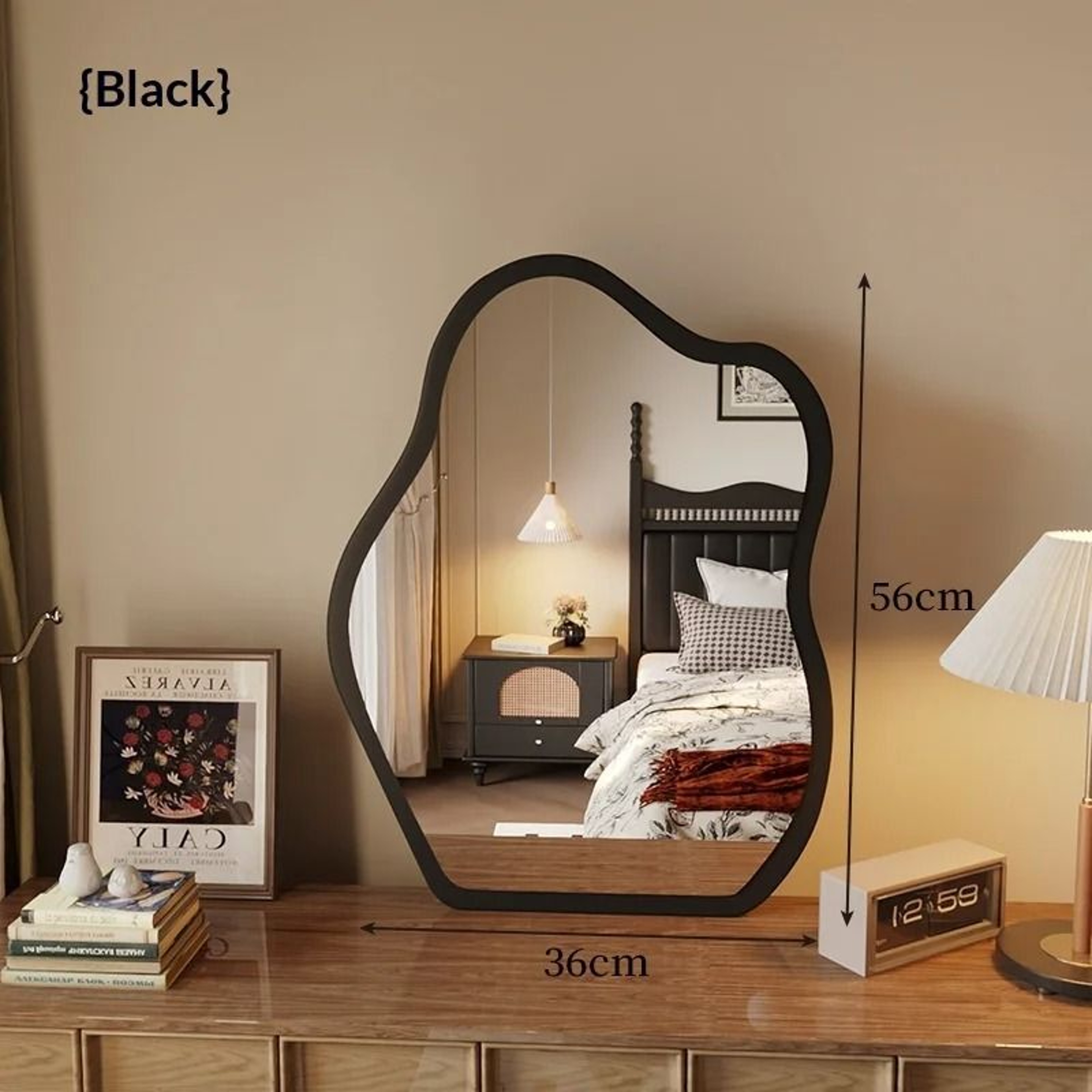 Vintage Gold Cloud Frame FullLength Floor  Standing Body Mirror 9