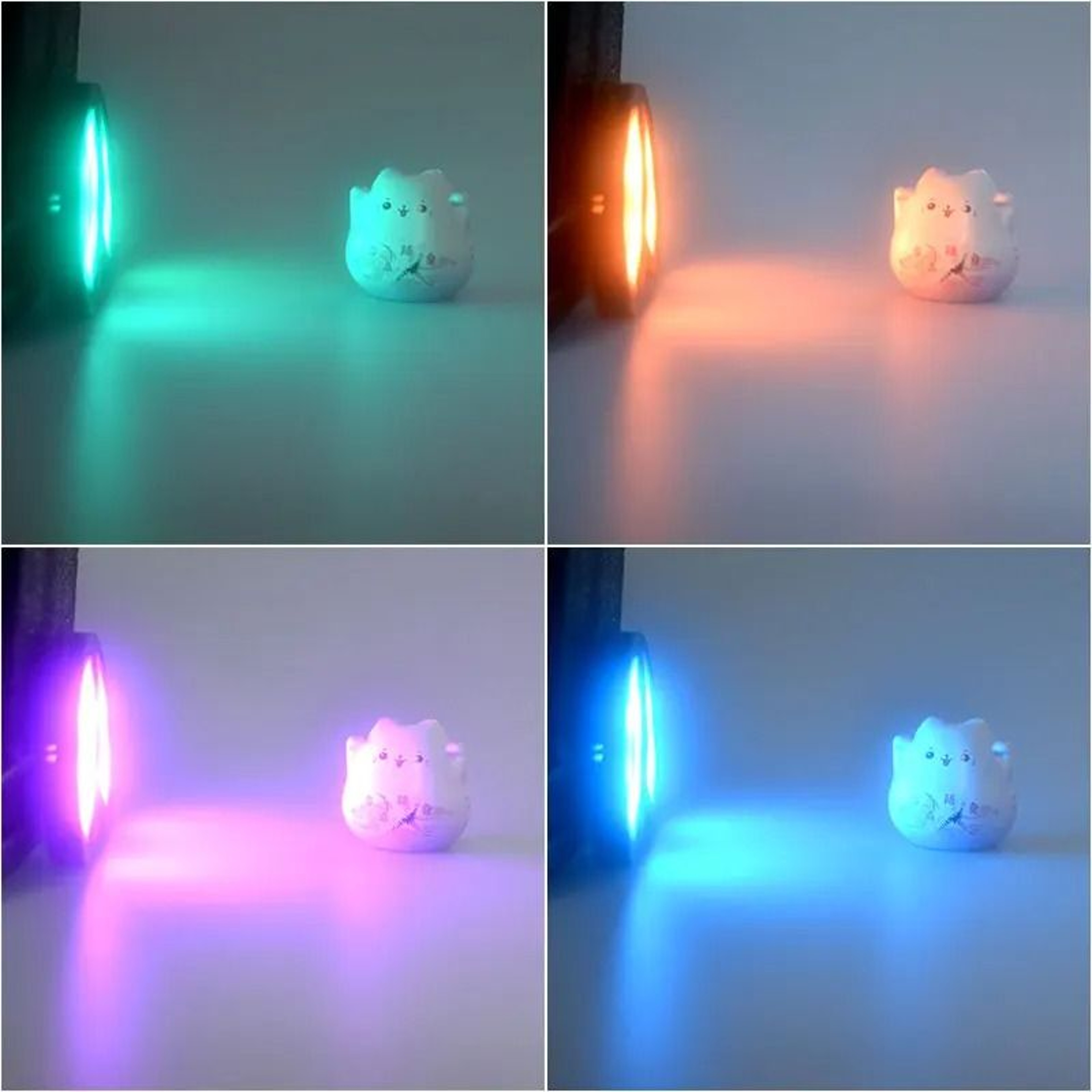 Dual LED USB Mini Spotlights With RGB Remote Control For Jewelry Cabinets  Showcases 4