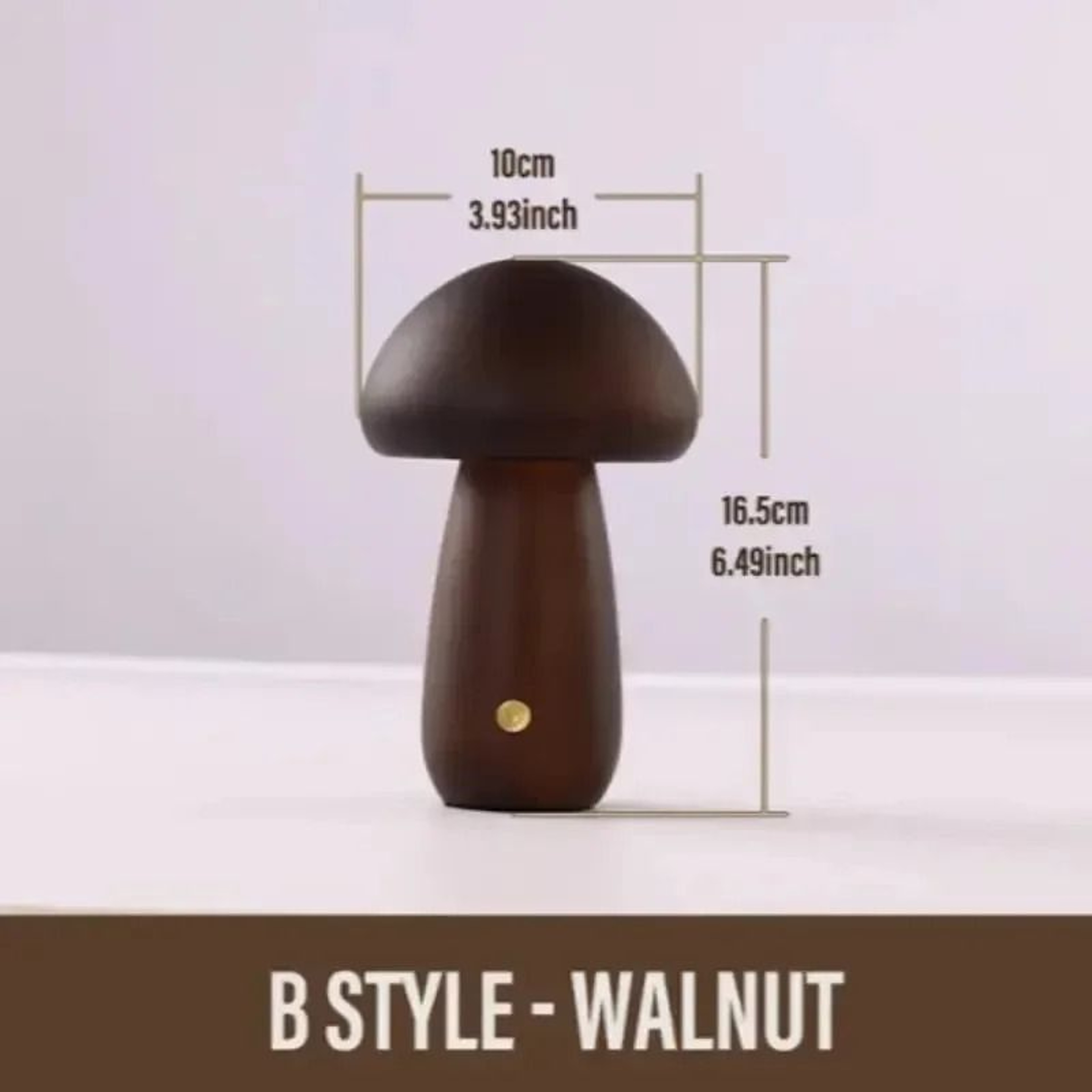 Cute Rechargeable Mushroom Touch LED Table Lamp  Portable Dimmable Night Light 9