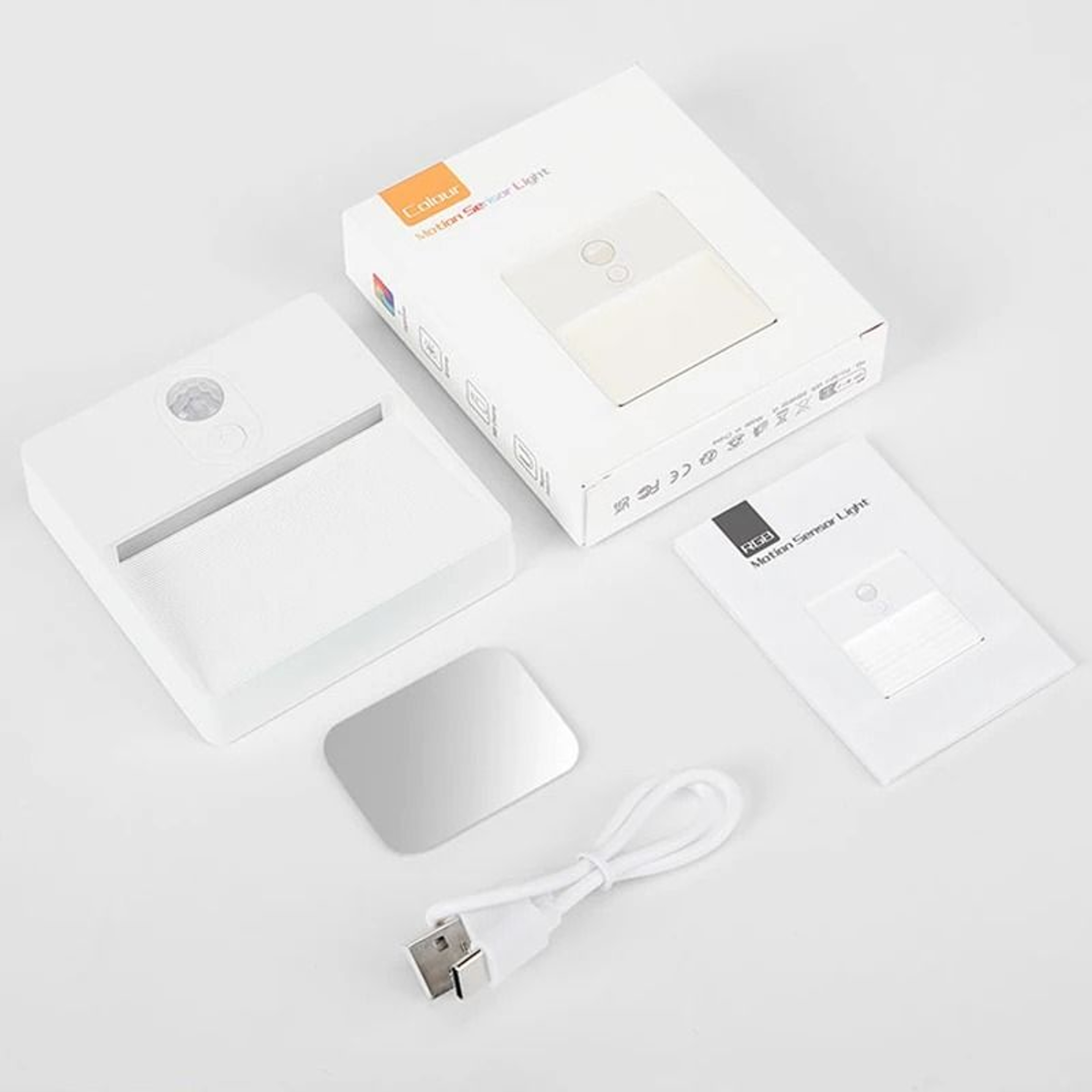 RGB ColorChanging LED Motion Sensor Night Light For Corridors  Bedrooms 6