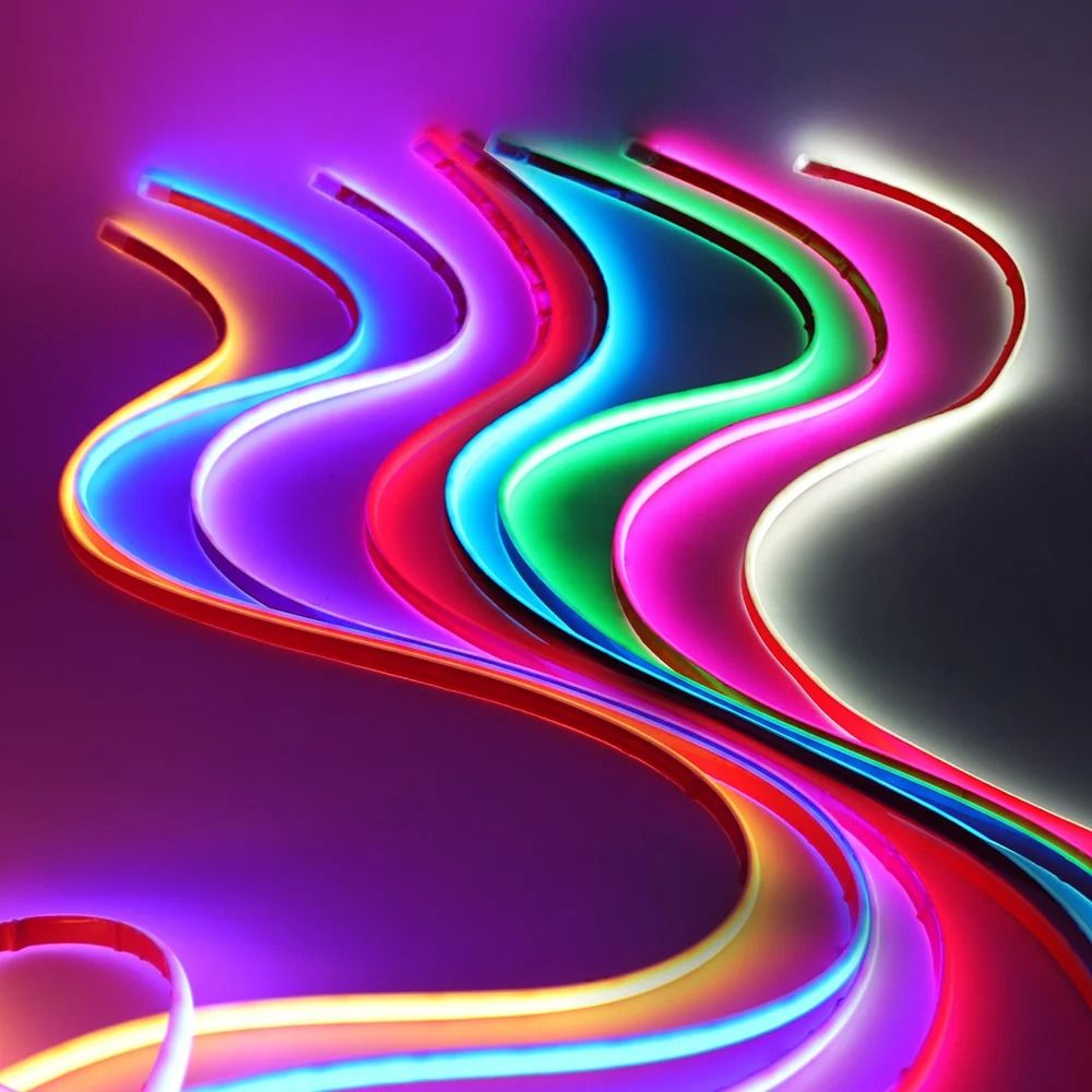 IP68 Waterproof Flexible LED Neon Strip Light Tape 12V24V HighDensity Milky Tube 3