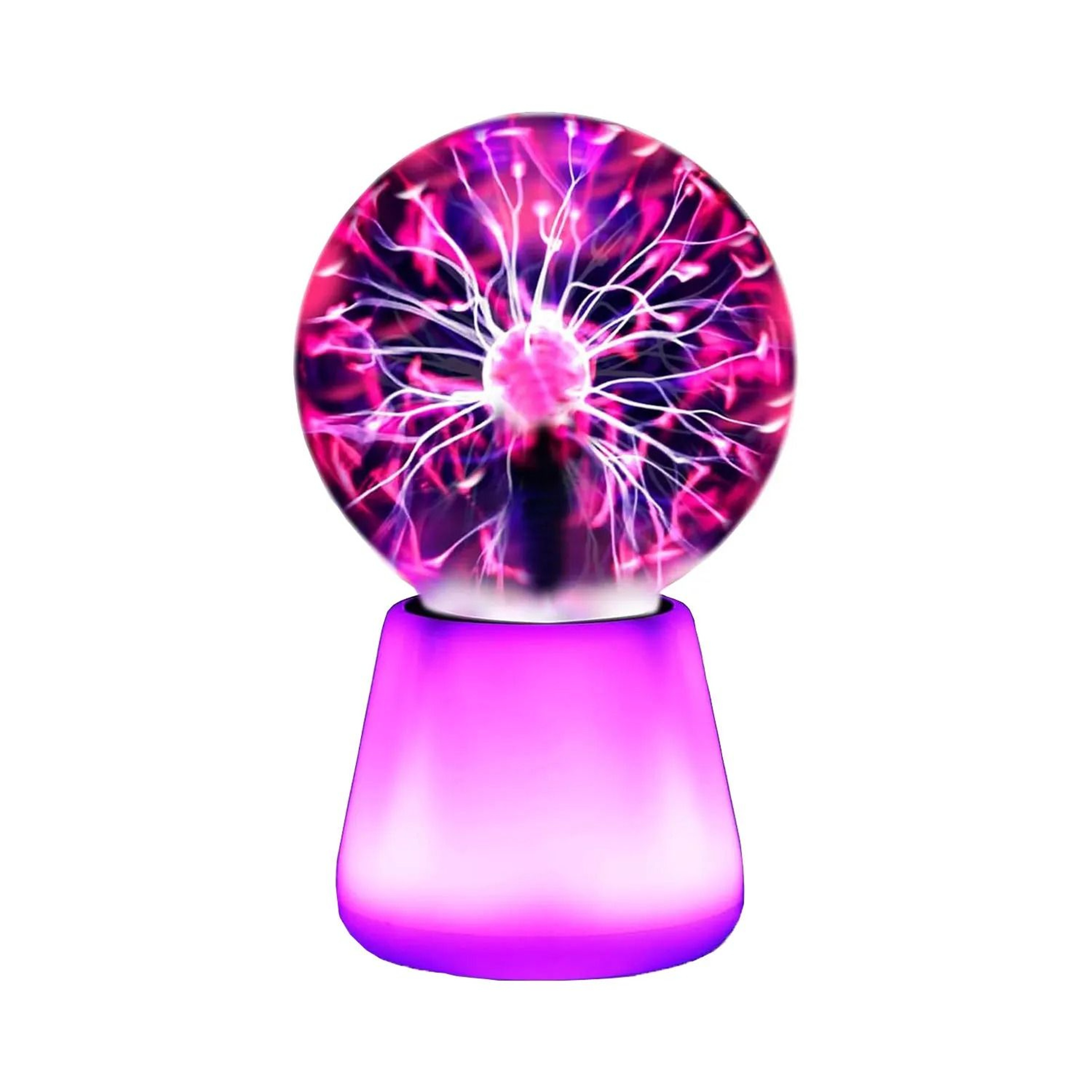 3Inch USBPowered Interactive Plasma Ball Lamp With 7 ColorChanging Lights 6