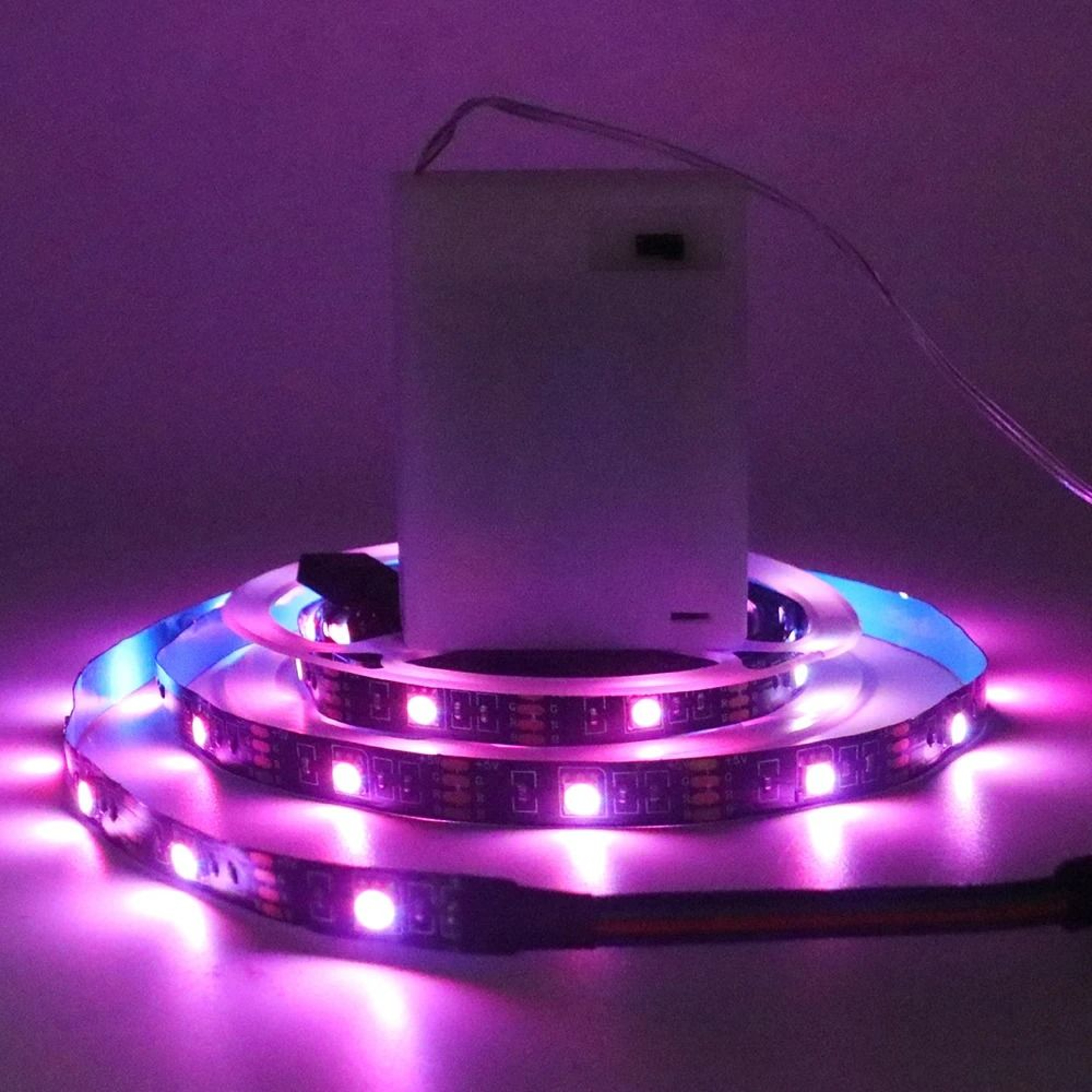 DC 5V 5050 RGB LED Light Strip With Remote Control  Battery Pack Waterproof 2