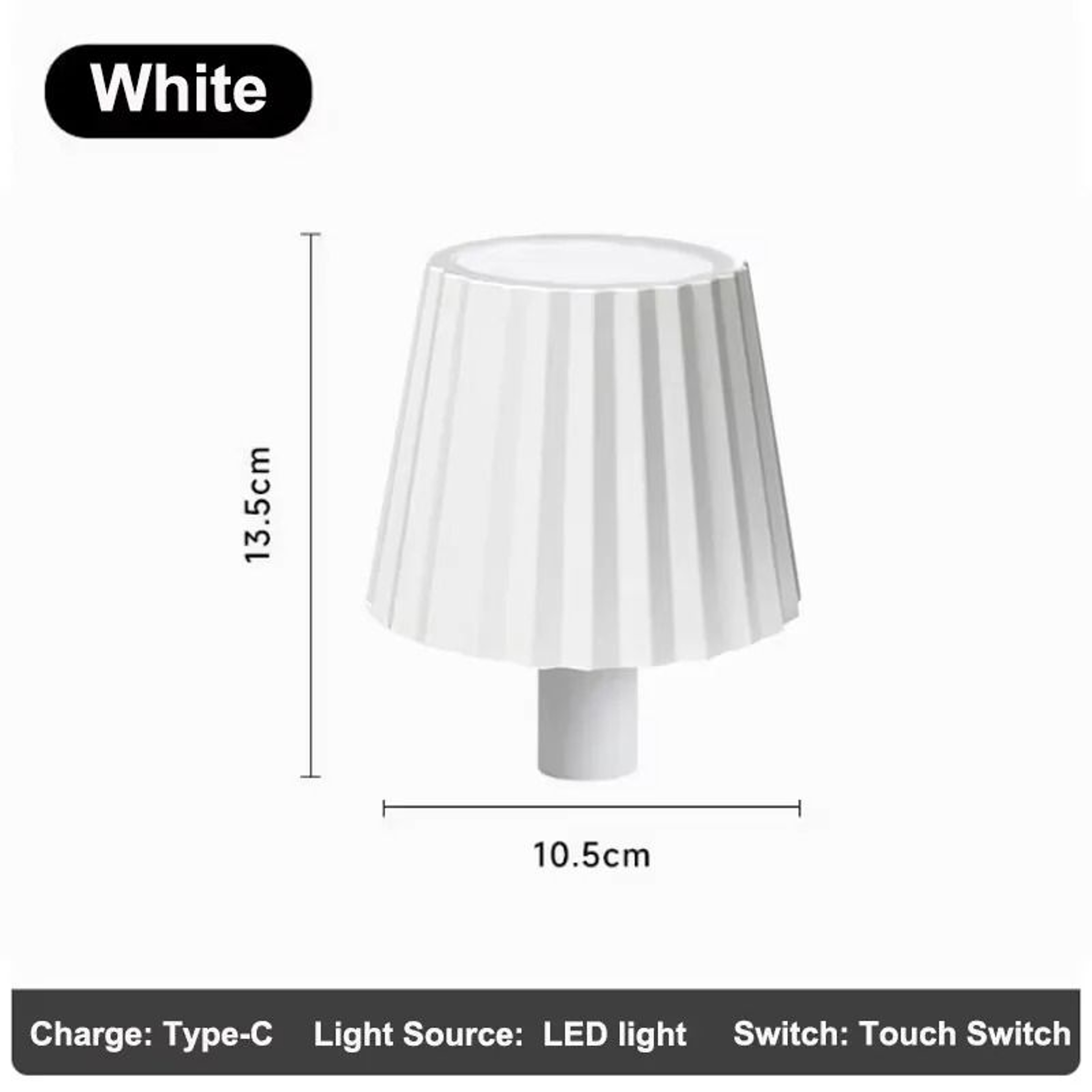 Wireless LED Wine Bottle Topper Table Lamp TouchDimmable Rechargeable Light 10
