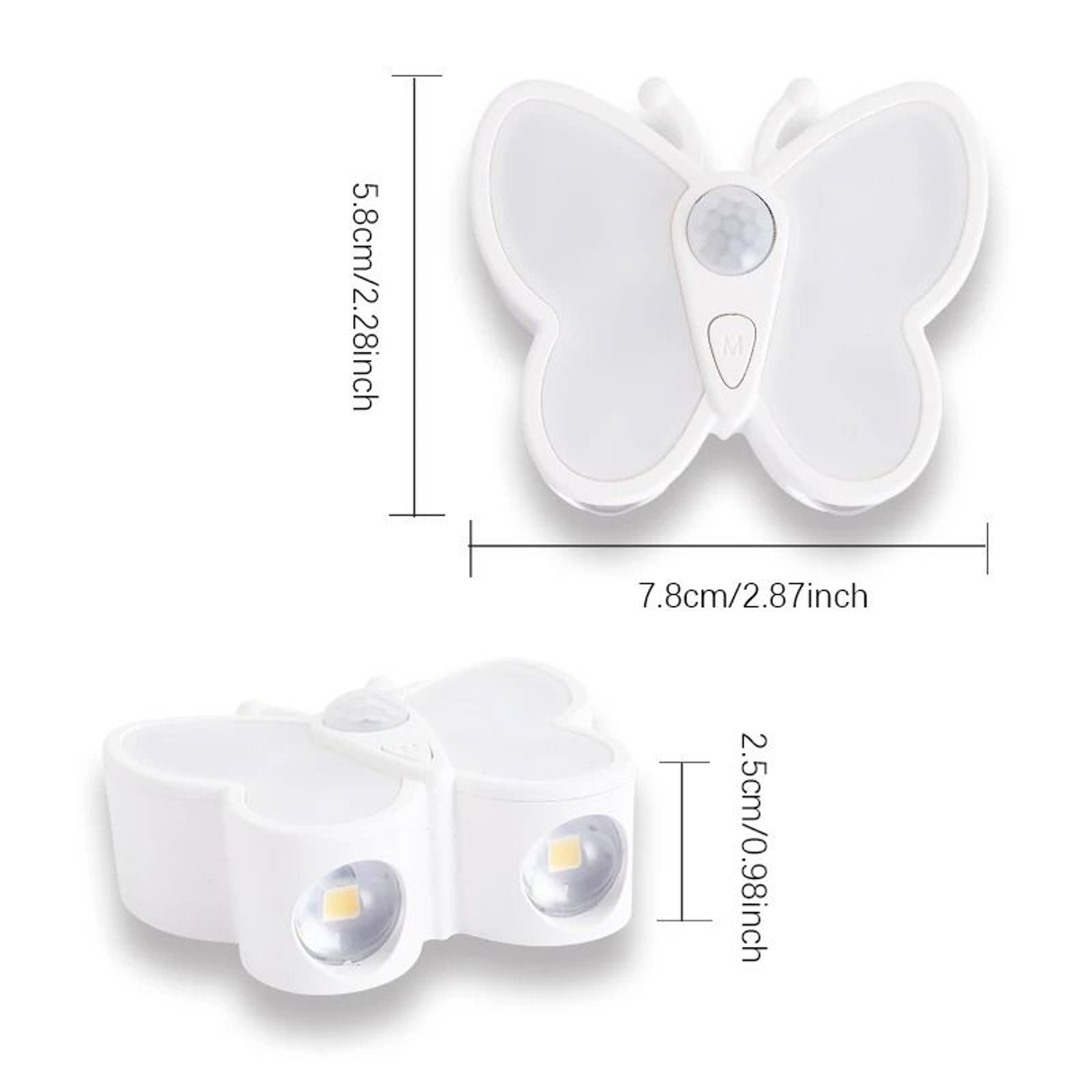 Smart Motion Sensor LED Night Light With 3 Color Modes USB Rechargeable 1