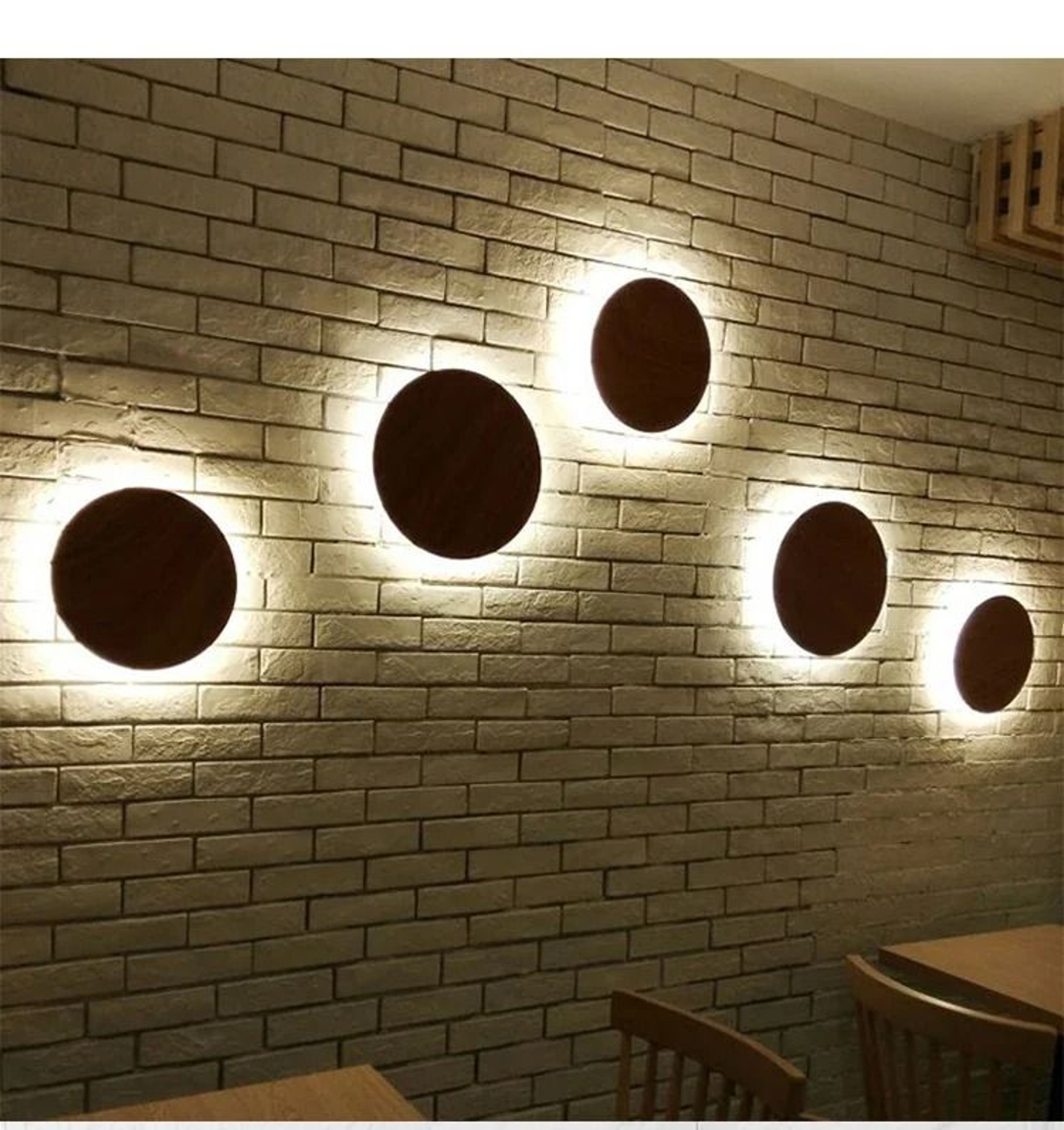 Modern Geometric Indoor LED Wall Sconce Light Round  Square Minimalist Fixture 1