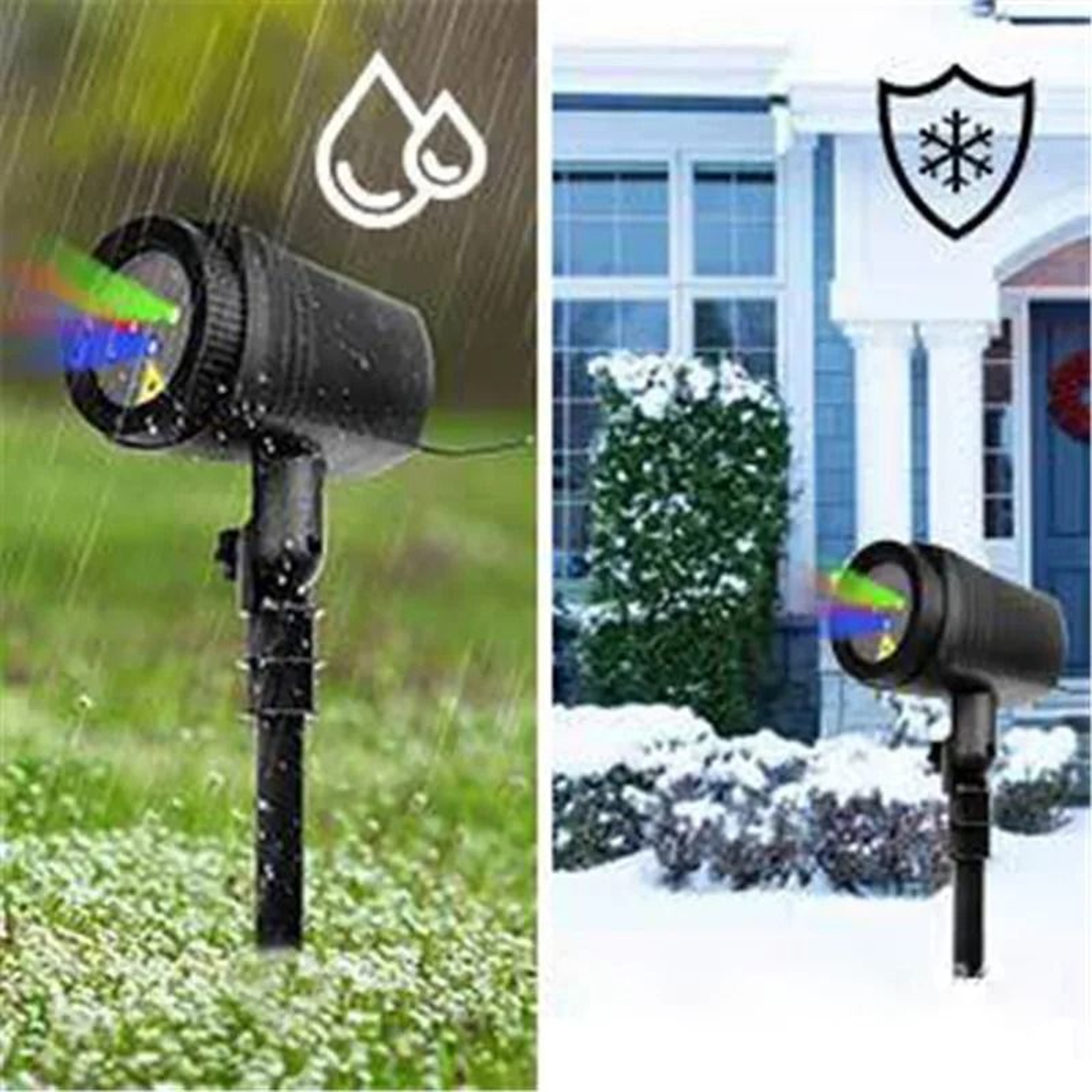 Outdoor IP65 Waterproof Laser Firefly Lawn Light Moving Christmas  Holiday Decor Projector 4