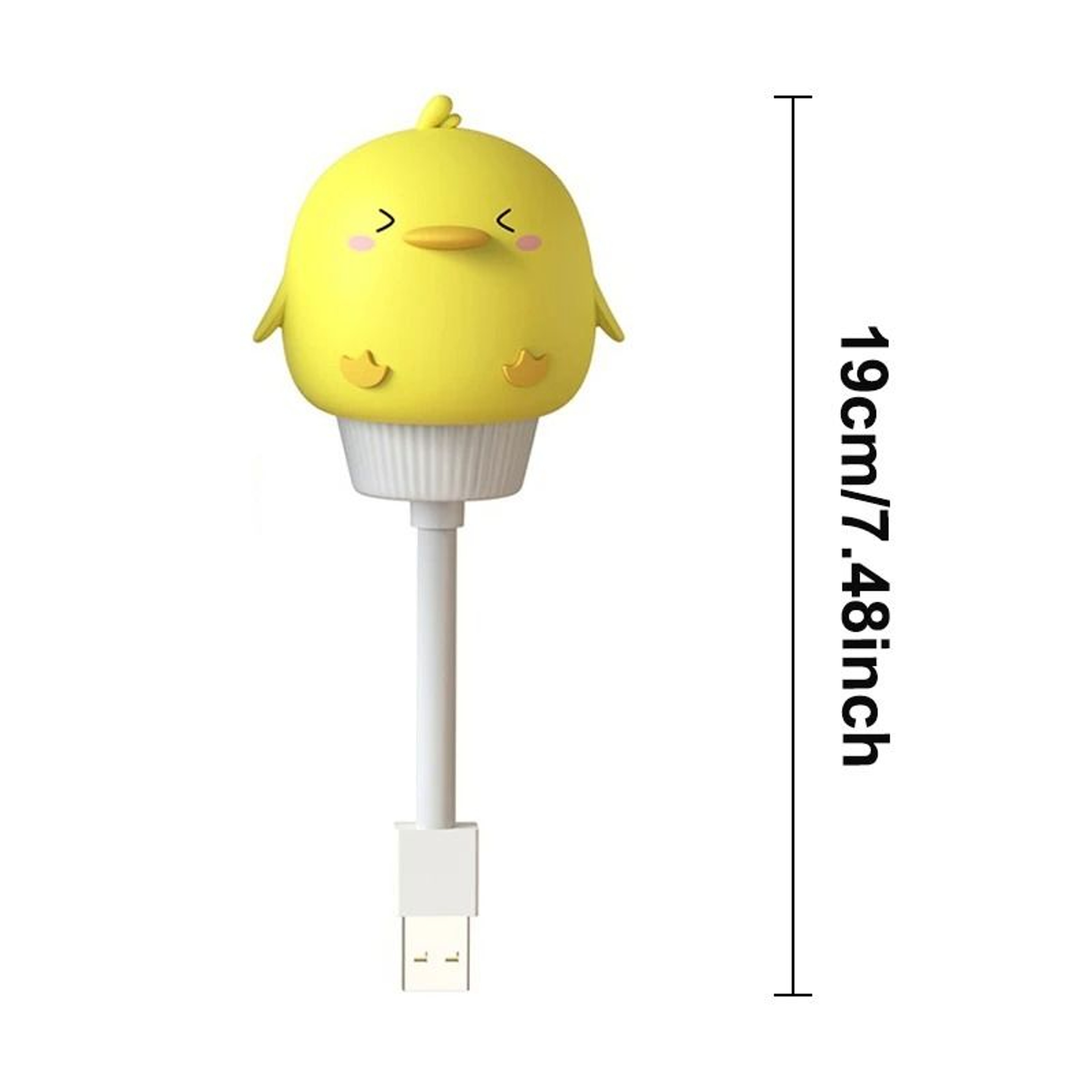Cute Cartoon Animal USB LED Night Light Bear Chick  Kitten Baby Nursery Lamp 9