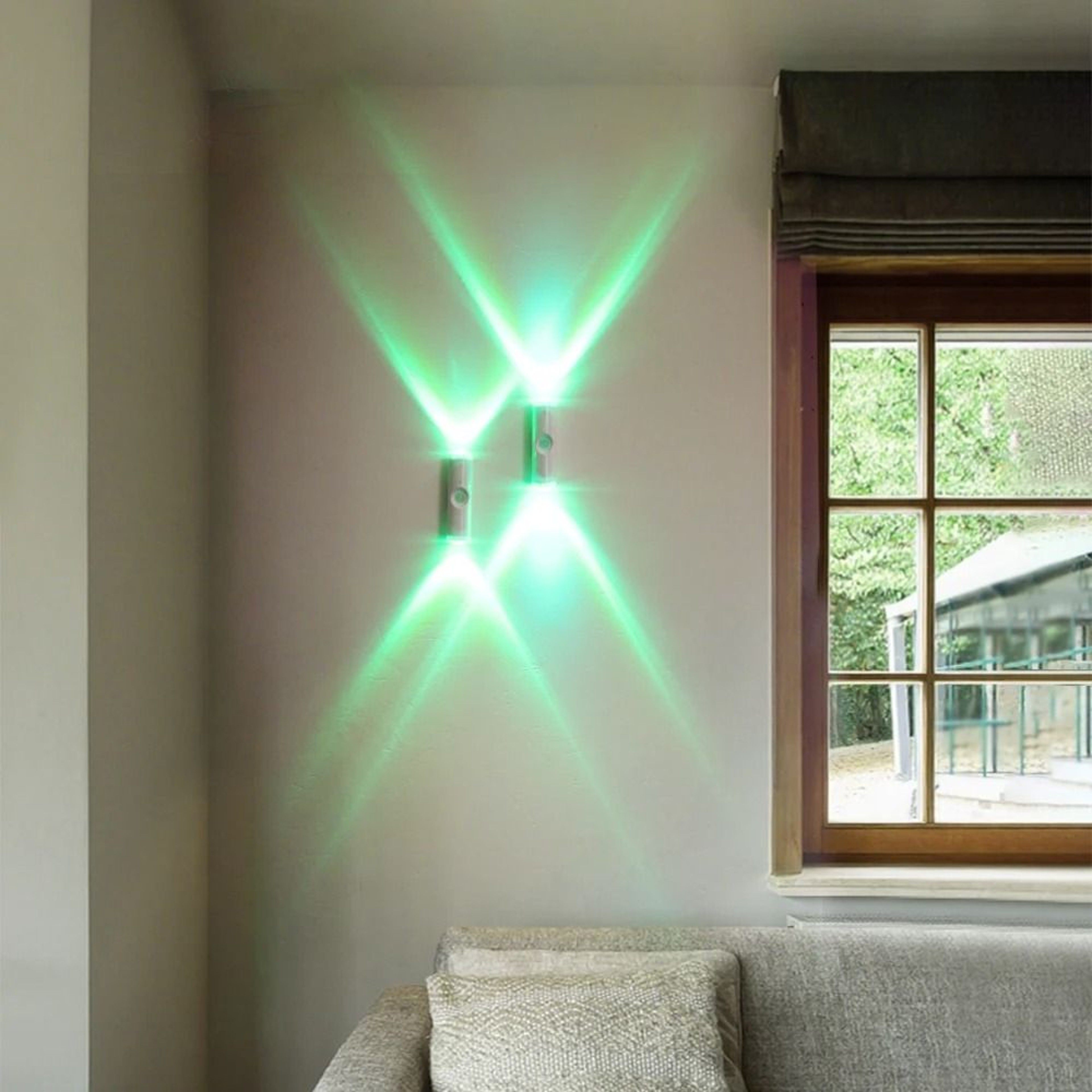 RGB Motion Sensor LED Wall Light USB Rechargeable Magnetic Cabinet  Wardrobe Lamp 4