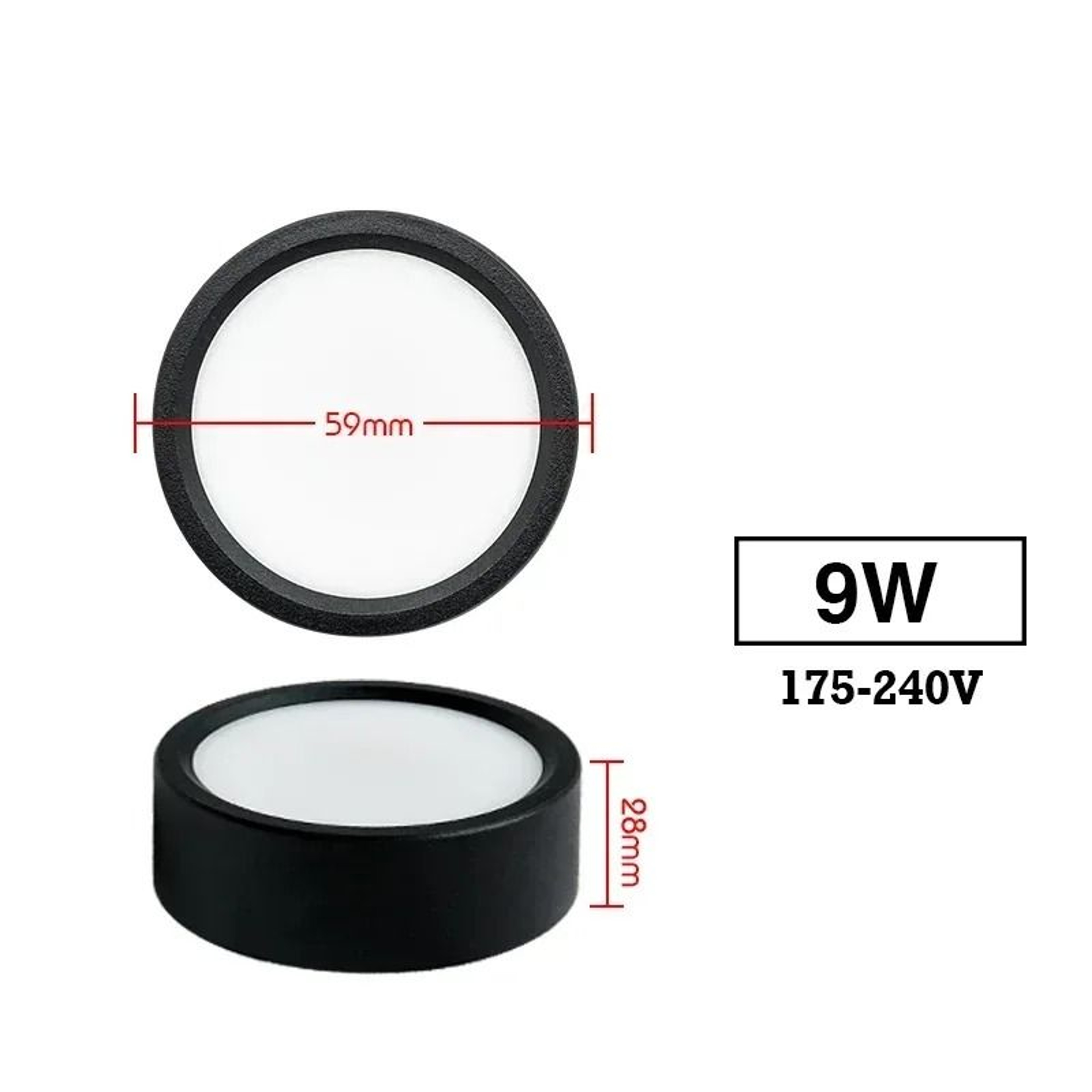 Surface Mounted Round LED Ceiling Downlight 9W 12W 15W 18W Modern Panel Spotlight 8