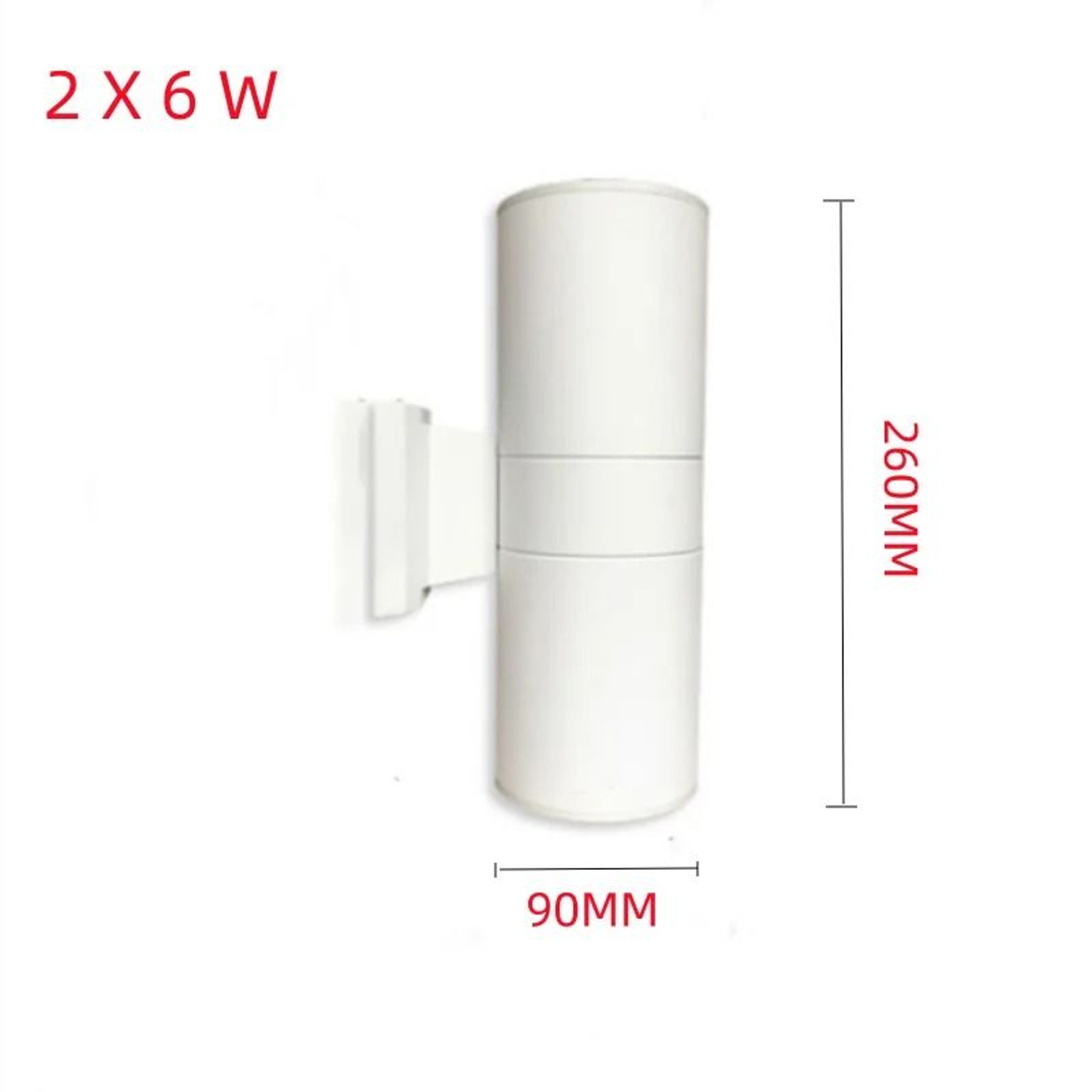 Waterproof Outdoor  Indoor DualHead LED Wall Sconce 6W 12W 18W Modern COB Porch  Facade Light 13