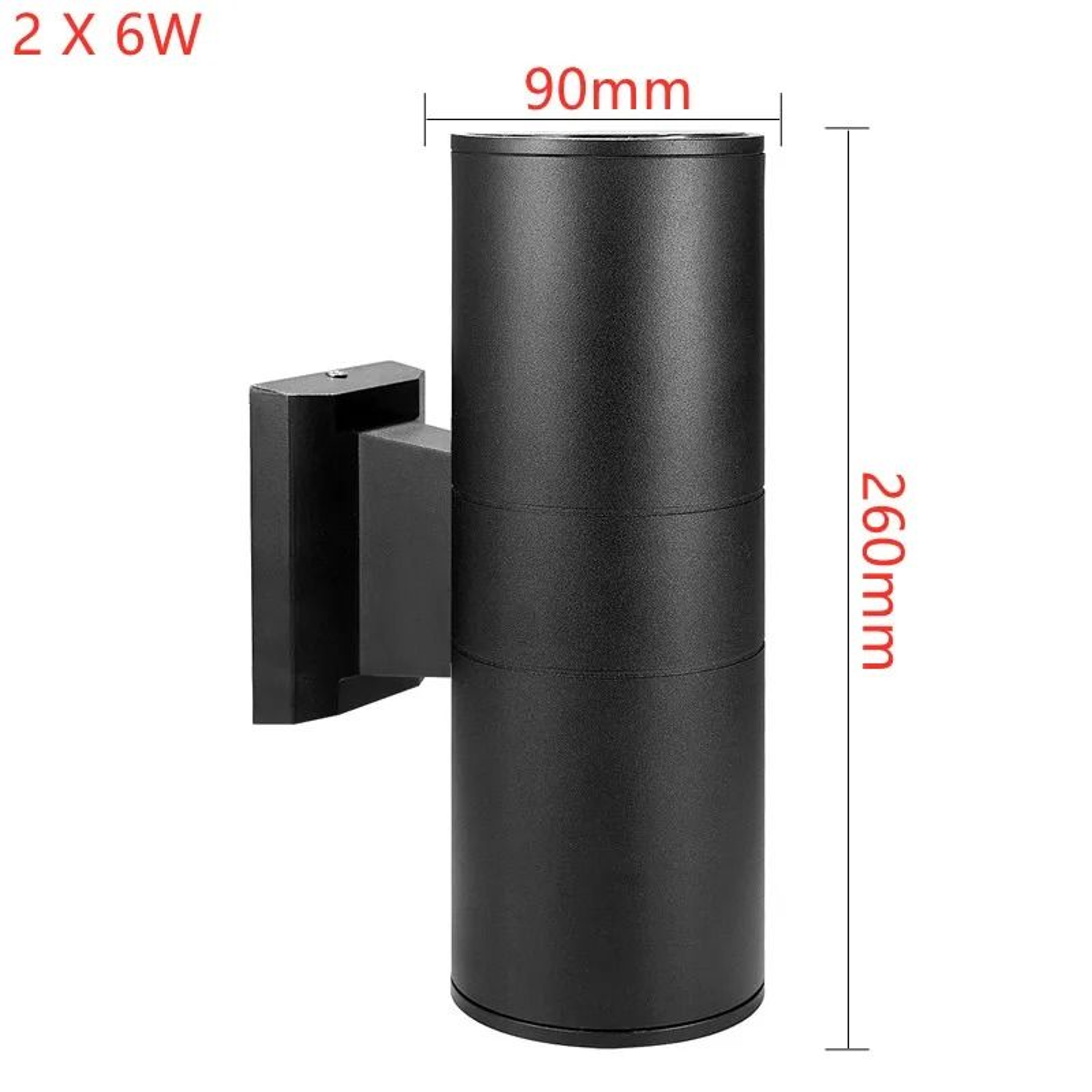Waterproof Outdoor  Indoor DualHead LED Wall Sconce 6W 12W 18W Modern COB Porch  Facade Light 8