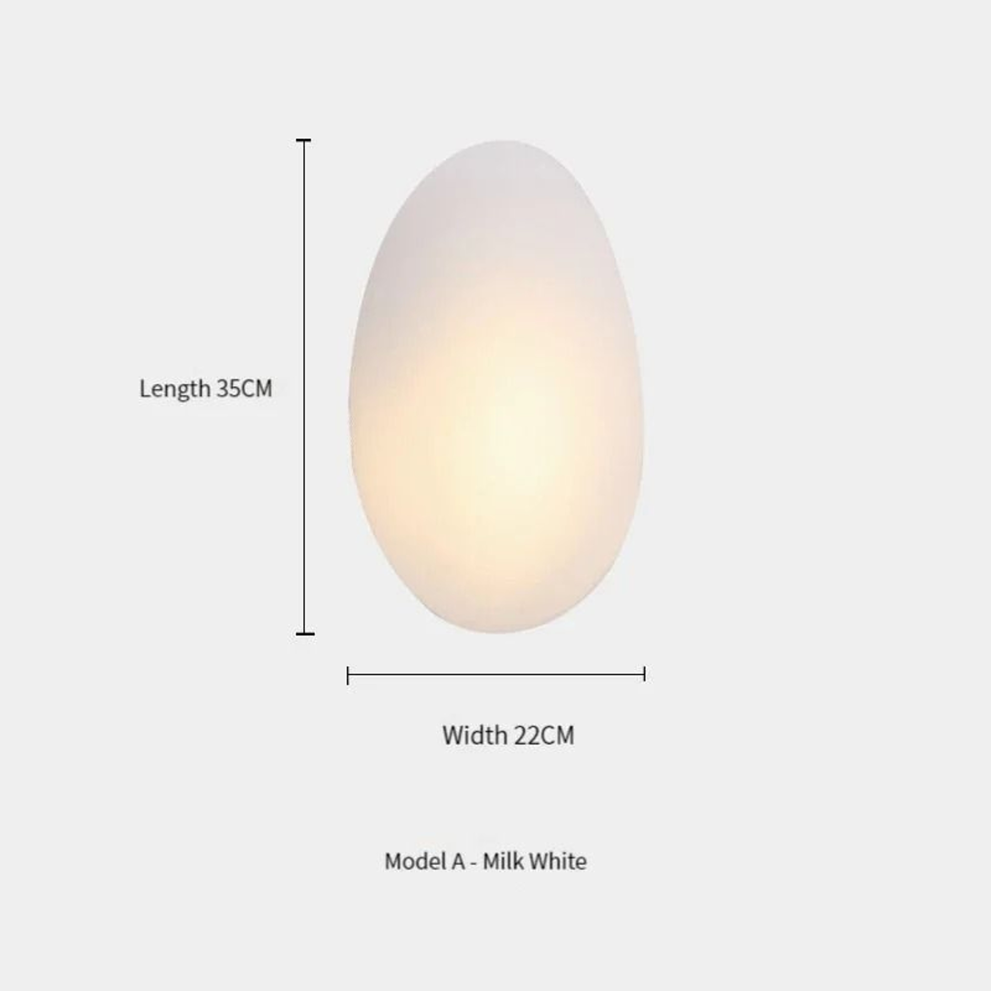 Nordic Creative Pebble Designer Wall Lamp Modern Geometric Accent Sconce 8
