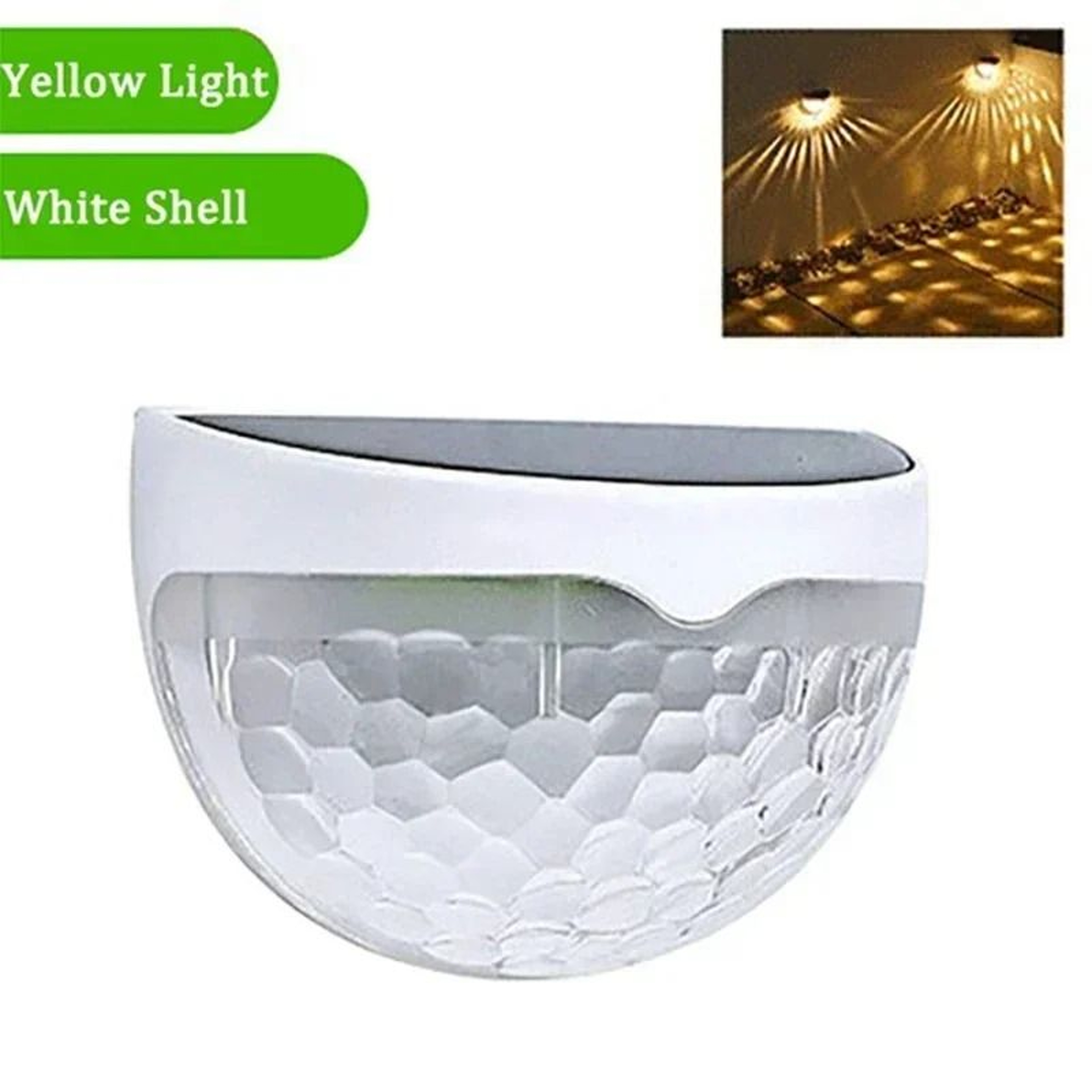 10Pack Outdoor Solar LED Wall  Fence Lights For Garden  Deck 7