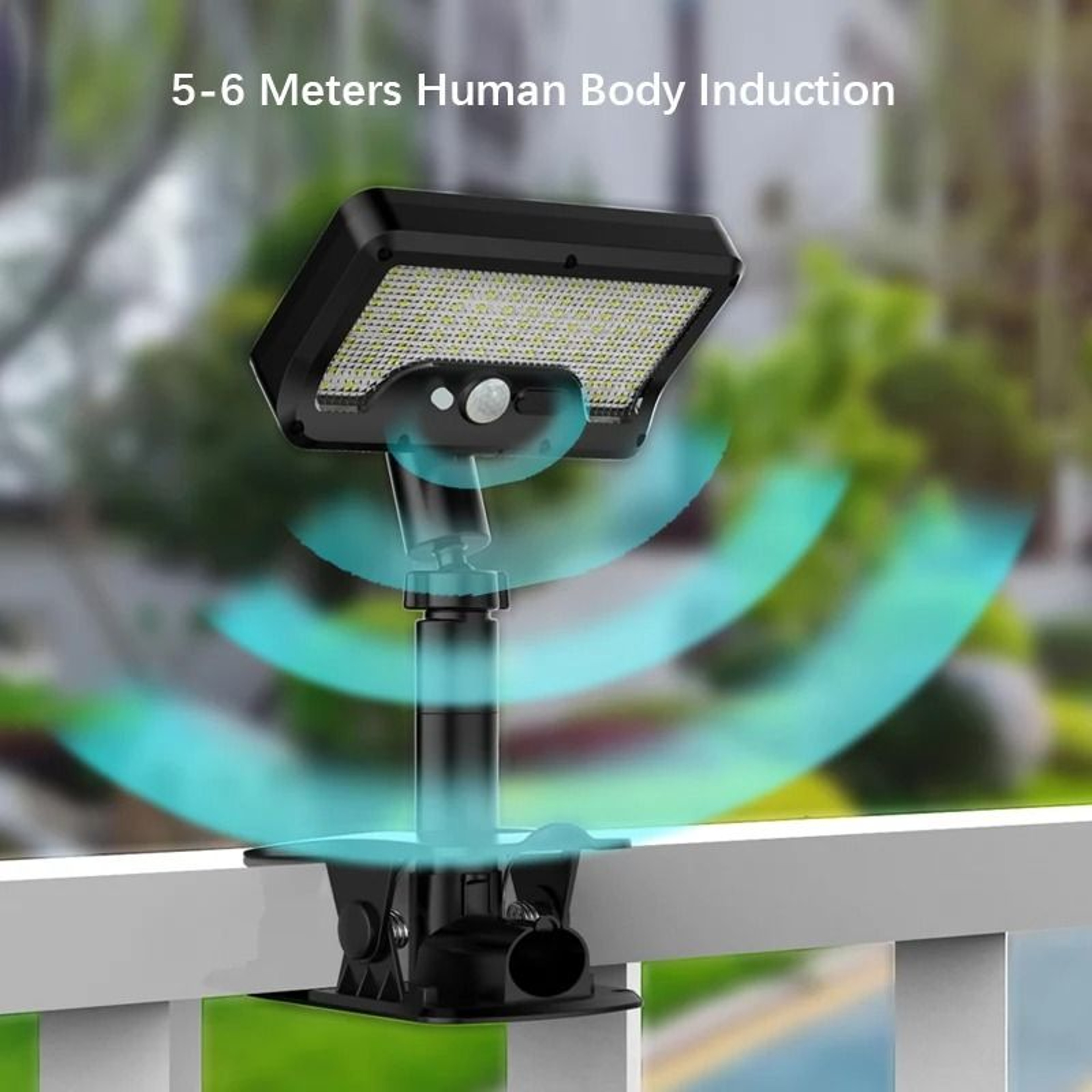 92 LED Solar ClipOn Motion Sensor Outdoor Light For Camping  Yard 2
